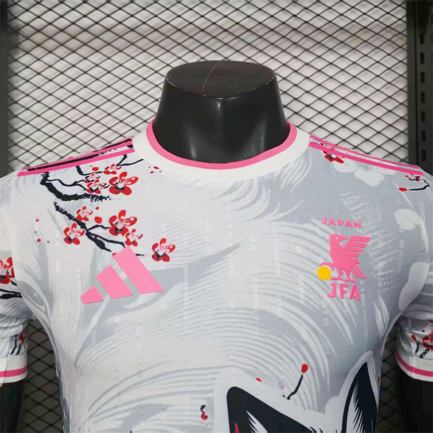 AlphaJersey-Japan 25-26 Plum Blossom and Snow Fox White Jersey - Player Version