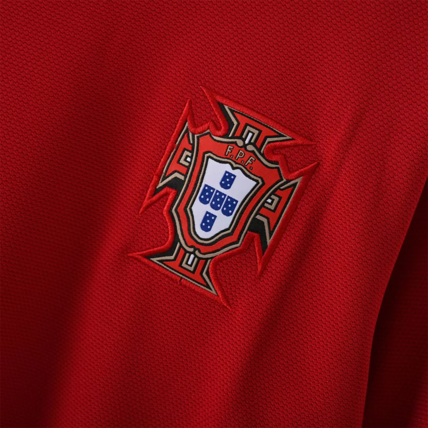 AlphaJersey-Retro Portugal 2012 Home Long Sleeves Jersey