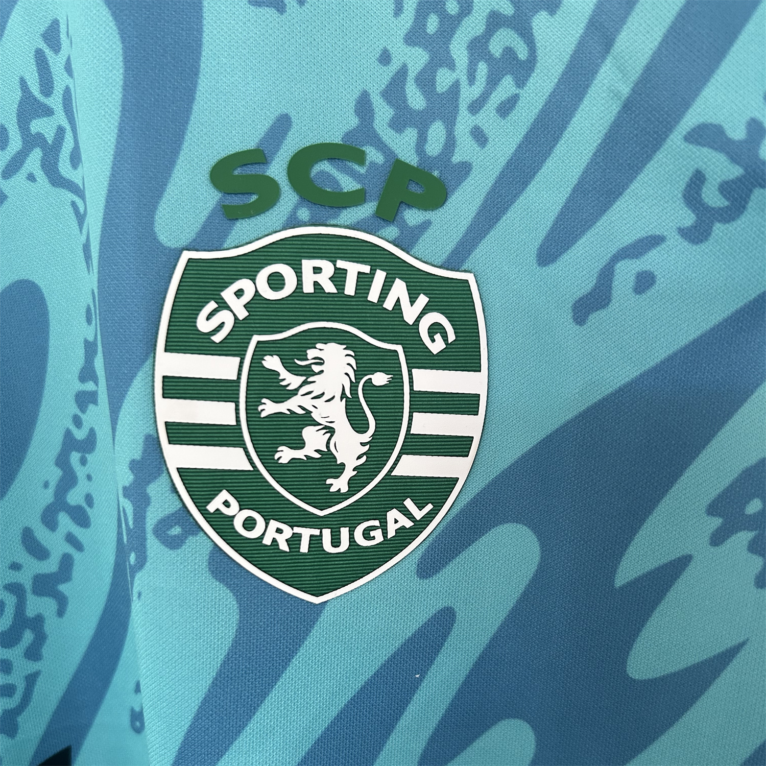 AlphaJersey-Sporting CP 25-26 Blue Goalkeeper Jersey - Fans Version