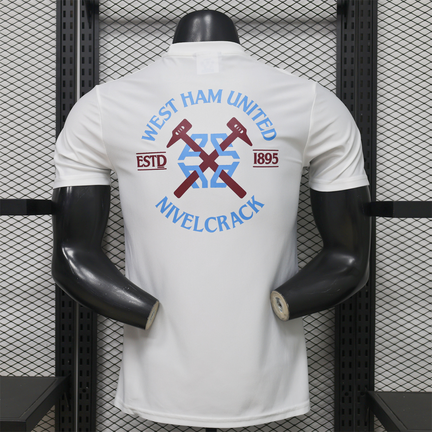 AlphaJersey-West Ham United 26-27 Retro Casual Style White Jersey - Player Version