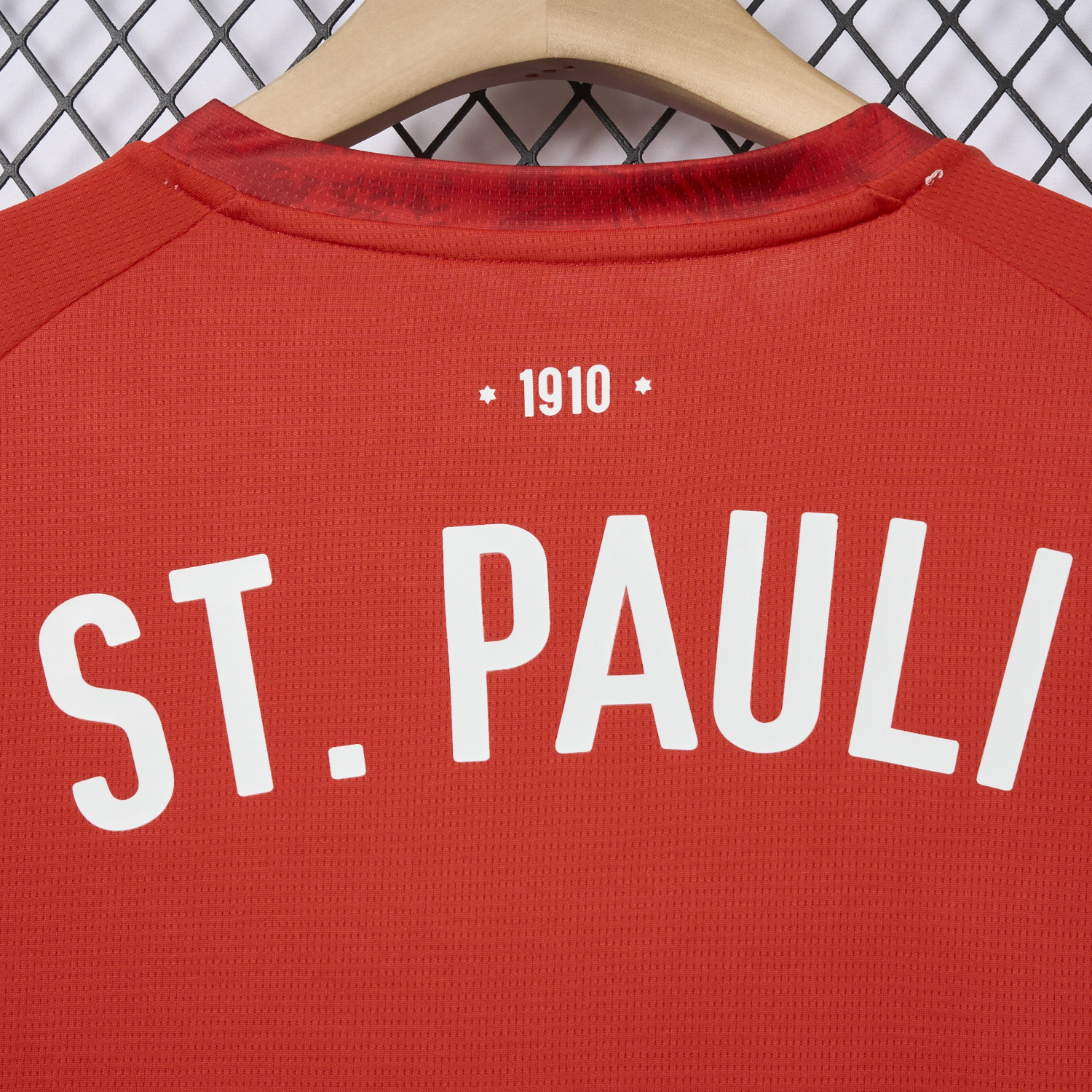 AlphaJersey-St. Pauli 25-26 Fourth Red Jersey - Fans Version