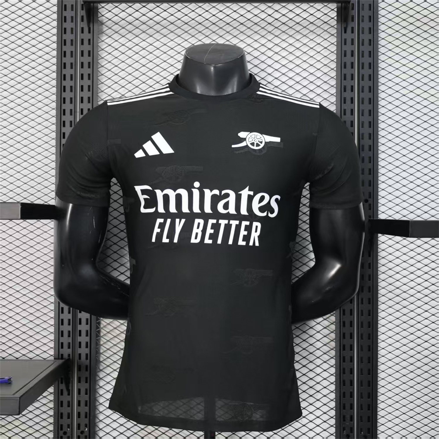 AlphaJersey-Arsenal 25-26 Pure Black Special Jersey - Player Version