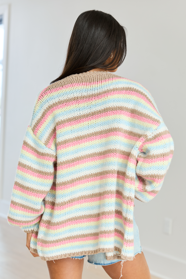 Hayden Striped Cardigan | Elegant Women's Fashion by coolavocek