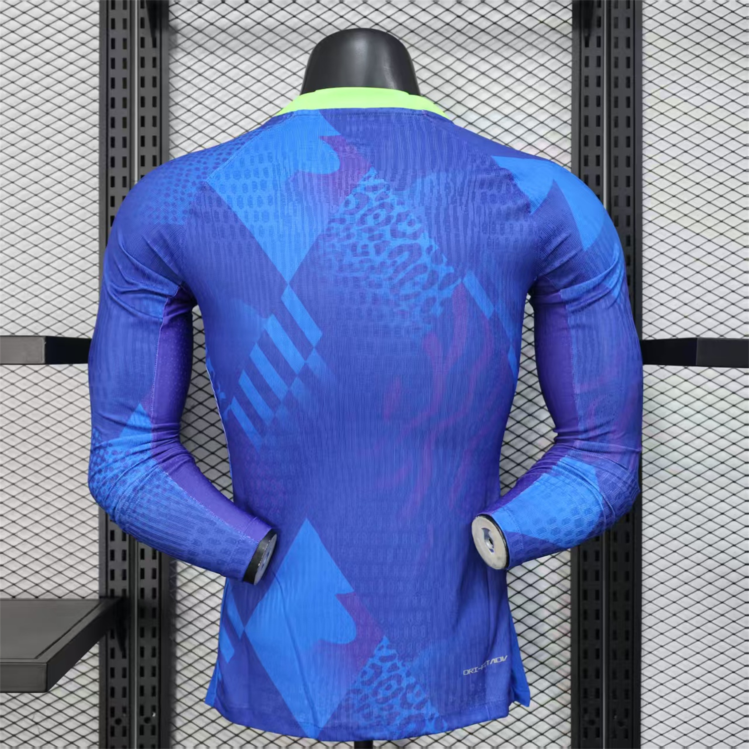 AlphaJersey-Brazil 2025 Women's Team Away Long Sleeves Jersey - Men's Player Version