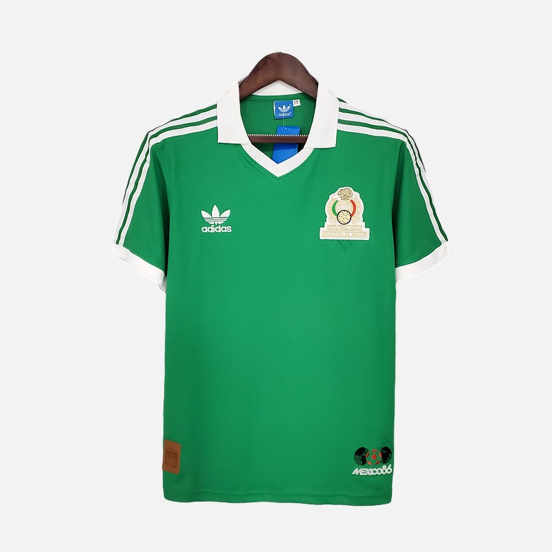 AlphaJersey-Retro Mexico 1986 Home Stadium Jersey