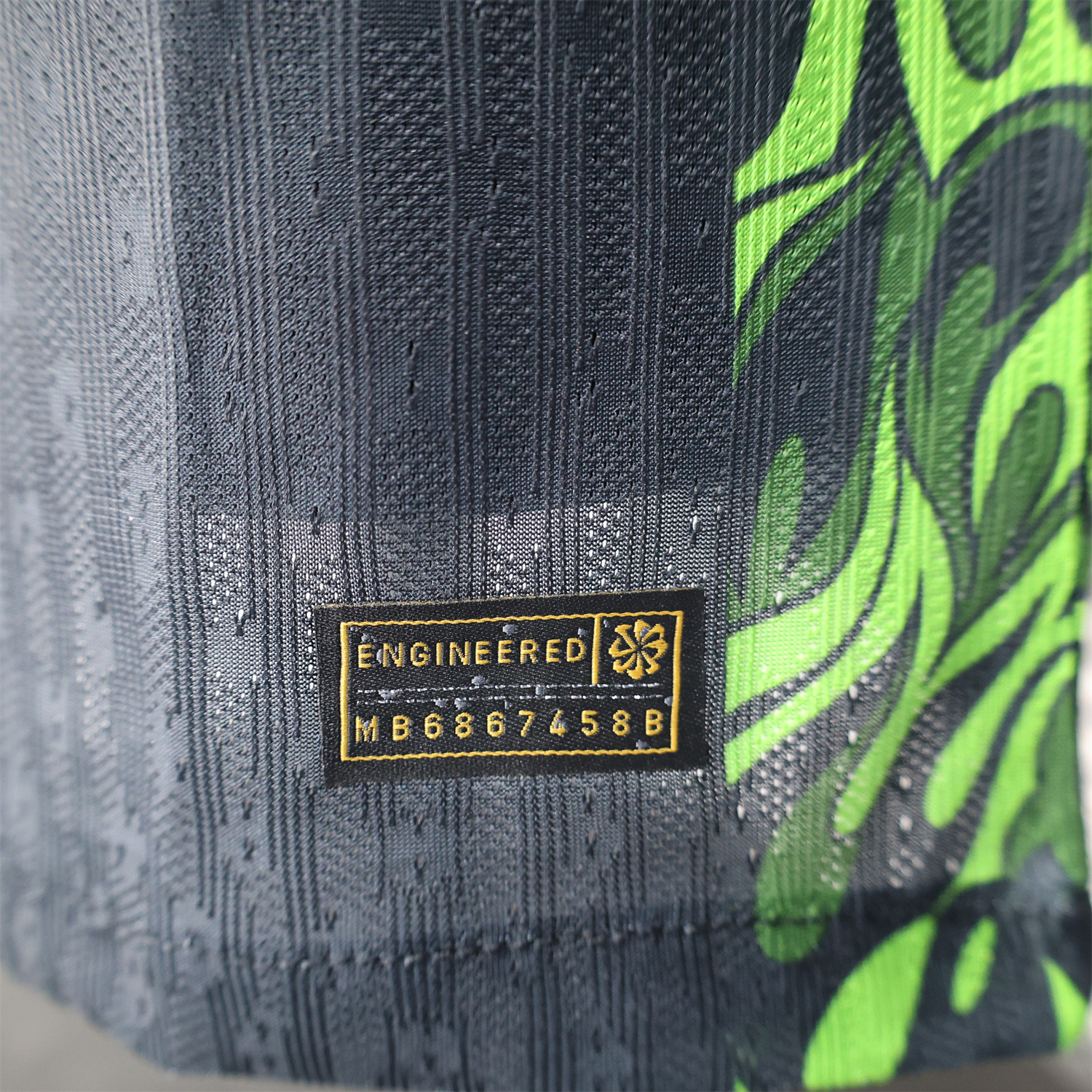 AlphaJersey-Brazil 2025 Green Fire Black Special Edition Jersey - Player Version