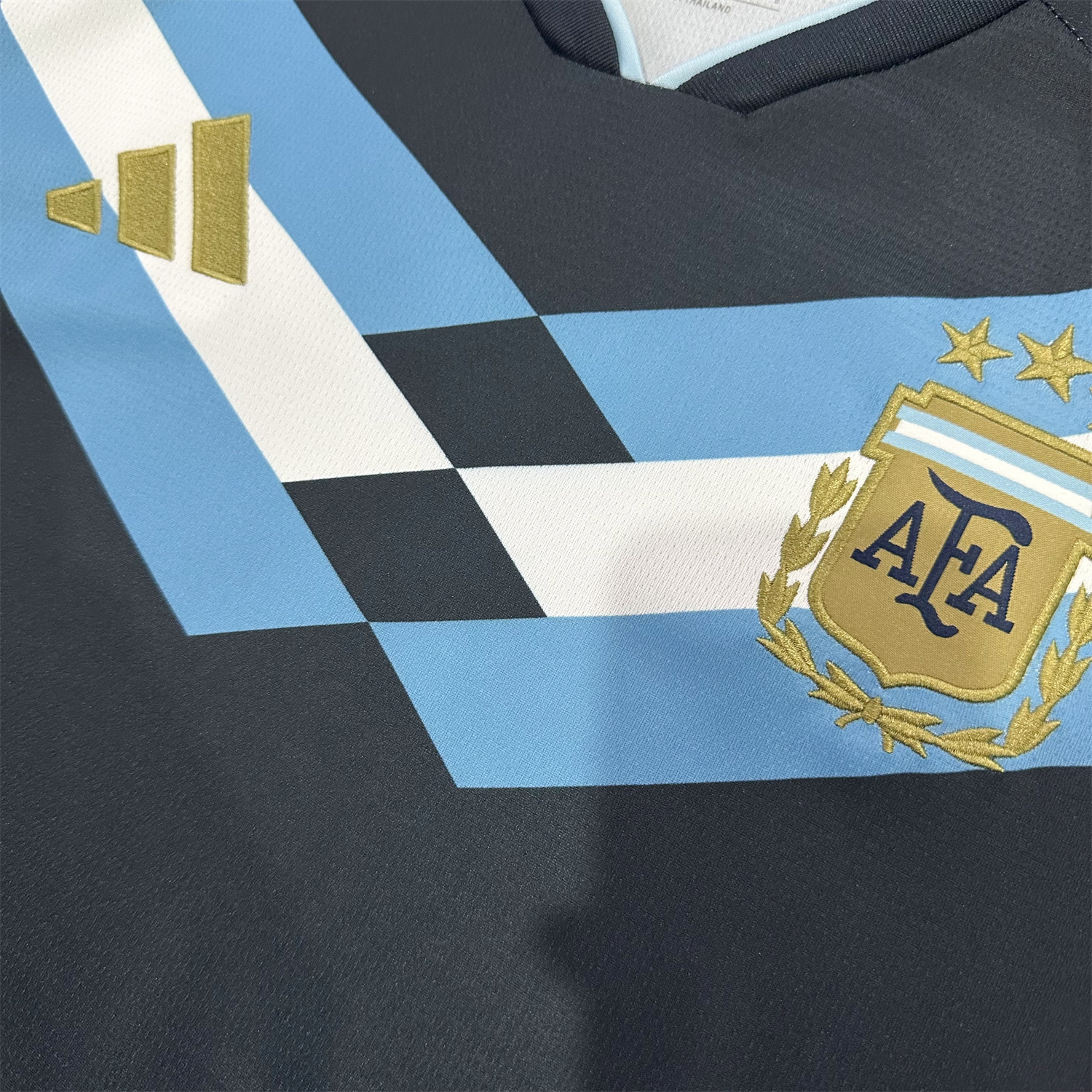 AlphaJersey-Argentina 2026 Blue Shoulder Stripes Special Jersey - Fans Version