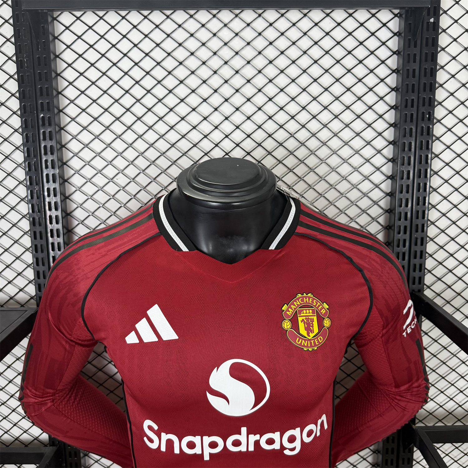 AlphaJersey-Manchester United 25-26 Home Long Sleeves Jersey - Player Version