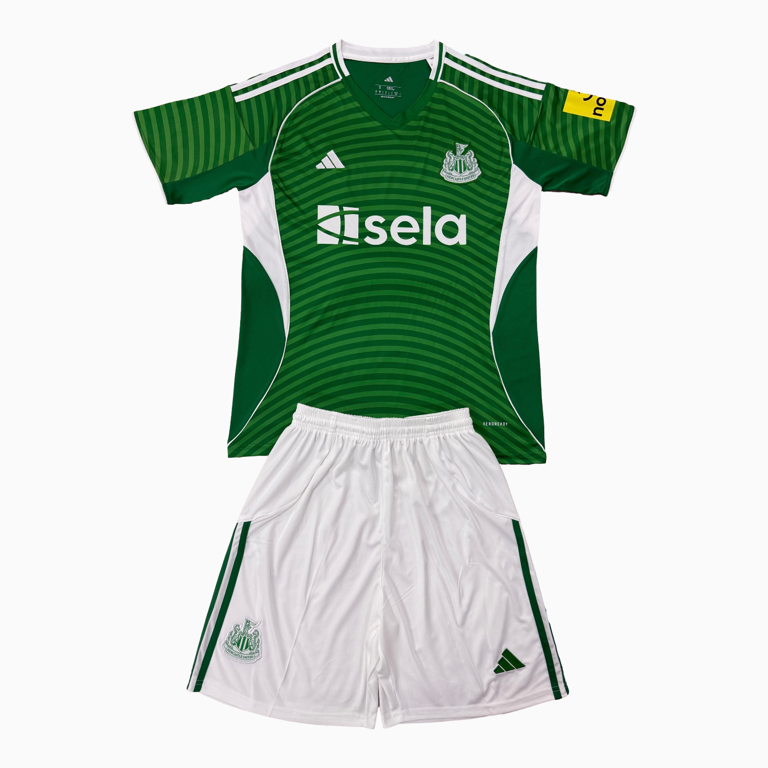 AlphaJersey-Newcastle United 25-26 Away Men's Adult Jersey Set - Fans Version