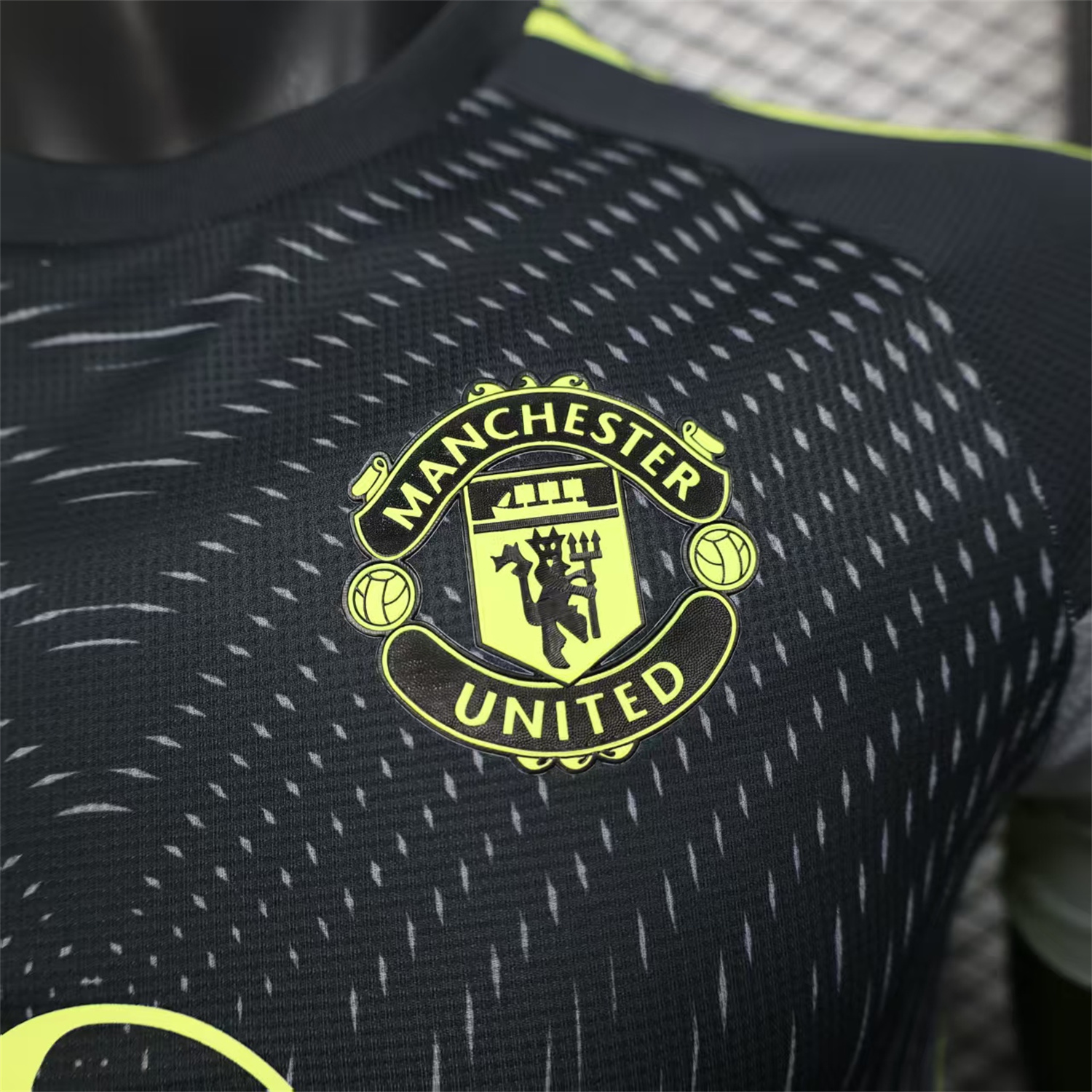 AlphaJersey-Manchester United 25-26 Black Grey Goalkeeper Jersey - Player Version