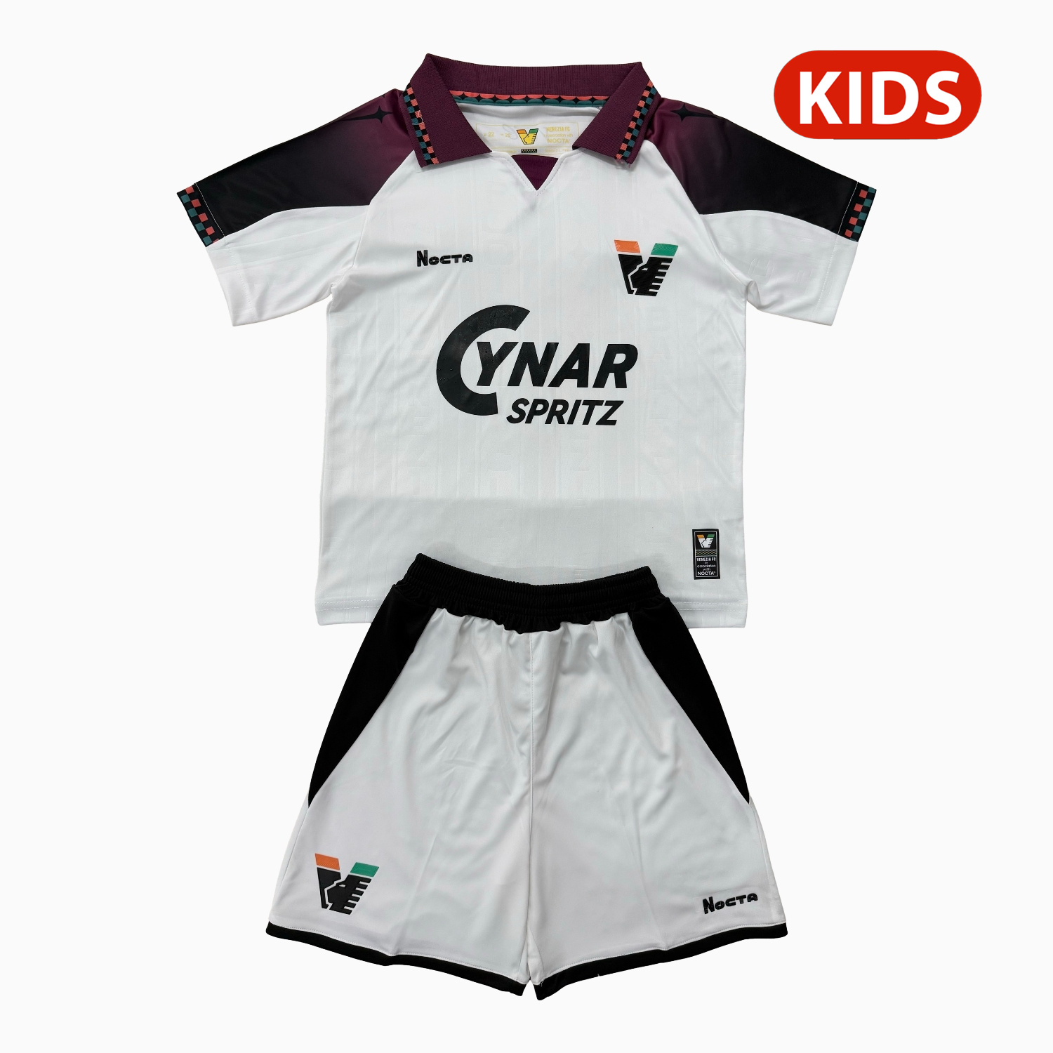 AlphaJersey-Venezia FC 25-26 Away Kids Kit