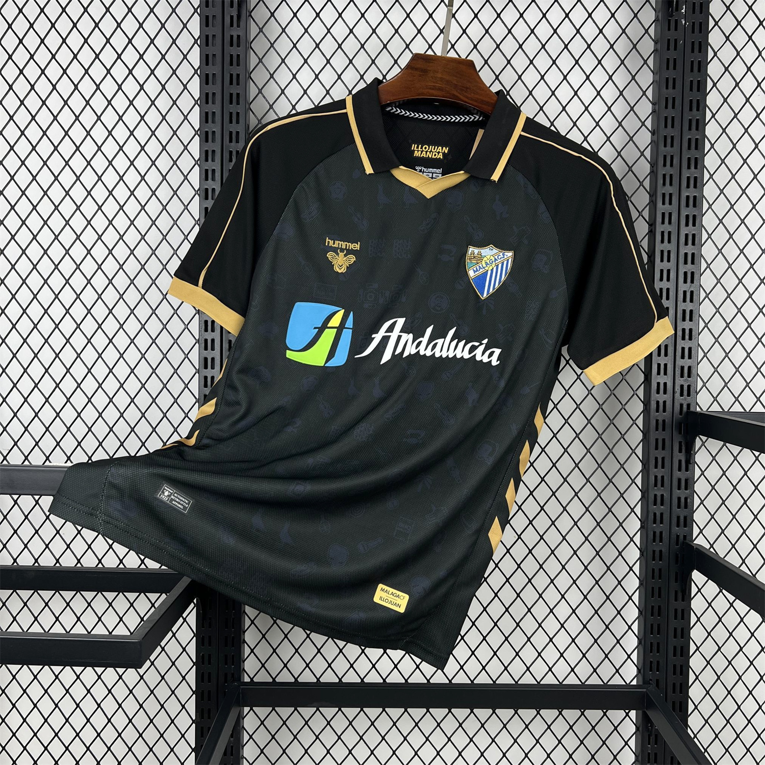 AlphaJersey-CD Leganés 25-26 Retro Style Black Jersey - Fans Version