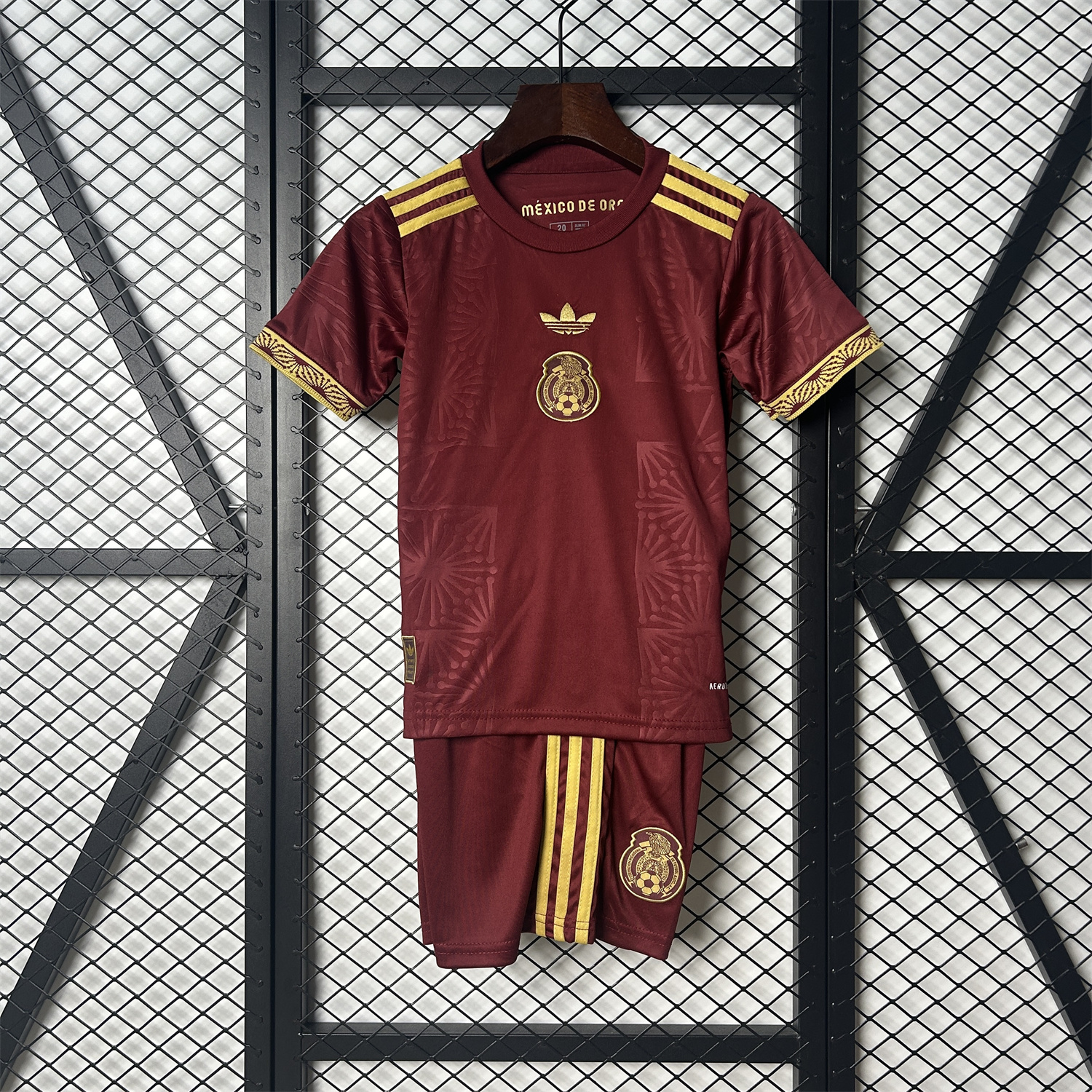 AlphaJersey-Mexico 2025 Gold Cup Red Special Edition Kids Kit
