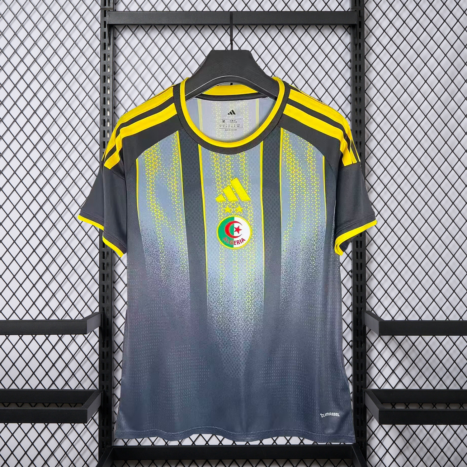 AlphaJersey-Algeria 2026 Training Grey Jersey - Fans Version