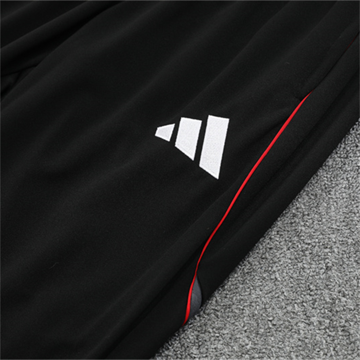 AlphaJersey-Ajax 25-26 Long Sleeve Training Set - White Top and Black Pants