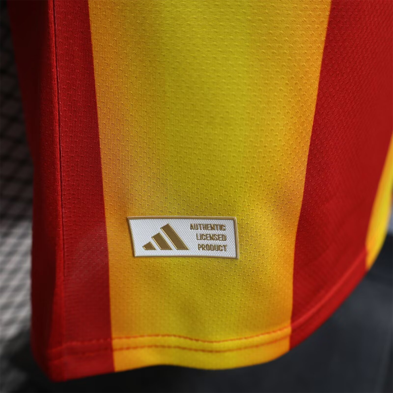 AlphaJersey-Spain 2026 Red And Yellow Stripes Special Jersey - Player Version