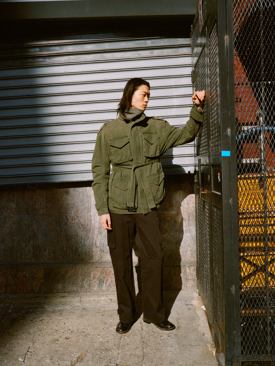 Utility Herringbone Cargo Pants | Modern Menswear by yycbvcnbmmnbm
