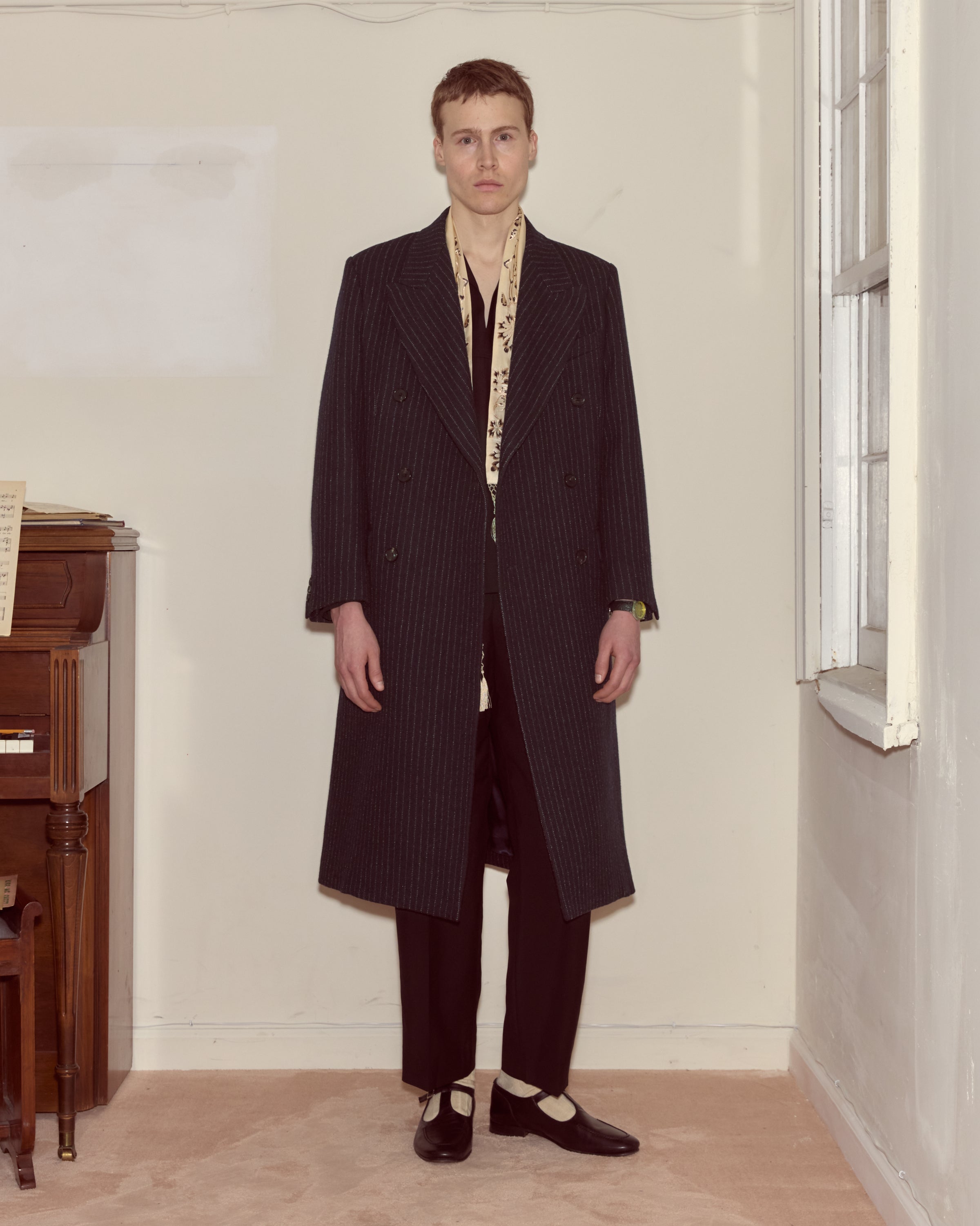 Waldorf Pinstripe Coat | Modern Menswear by yycbvcnbmmnbm