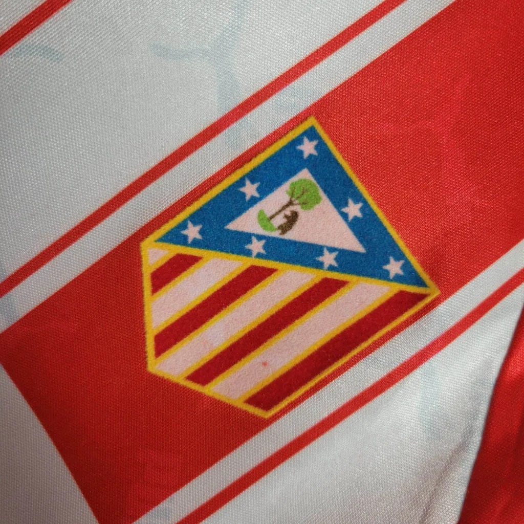 AlphaJersey-Retro Atletico Madrid 1994-95 Home Stadium Jersey