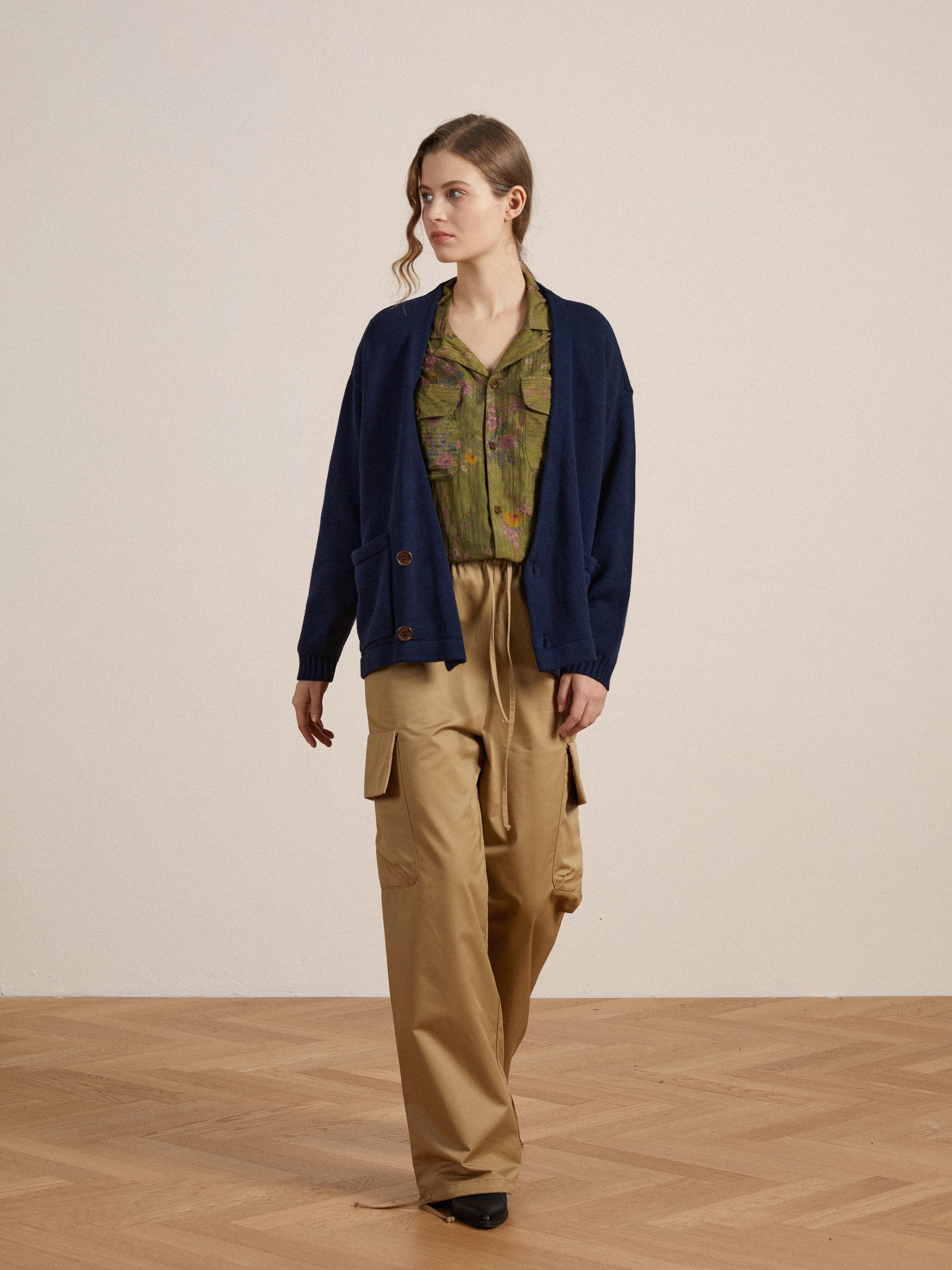 Floral Moss LS Camp Shirt | Modern Menswear by yycbvcnbmmnbm
