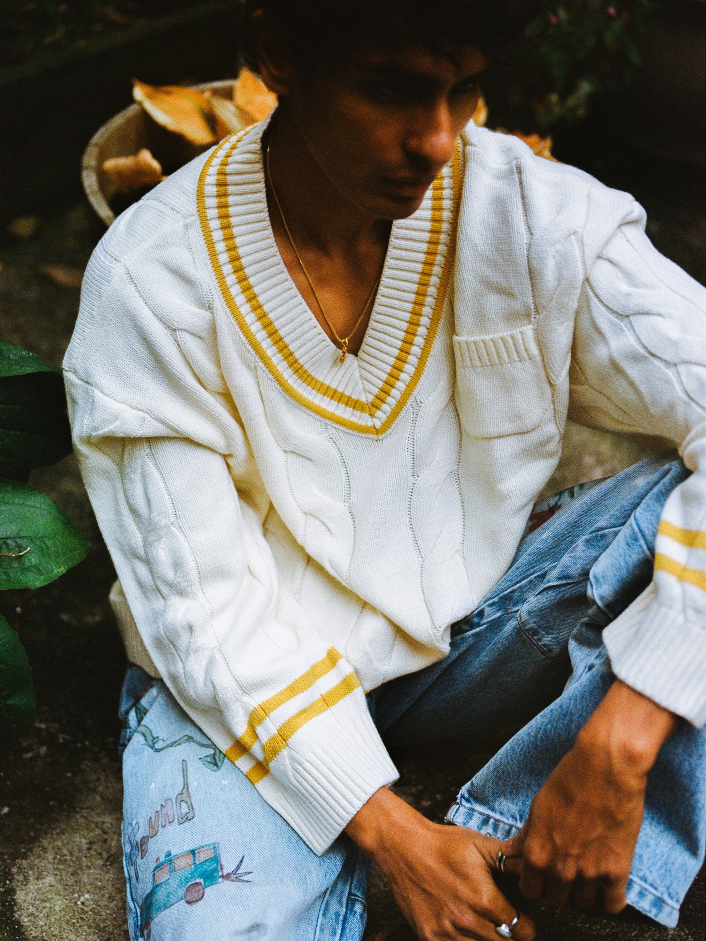 V-Neck Cricket Sweater | Modern Menswear by yycbvcnbmmnbm