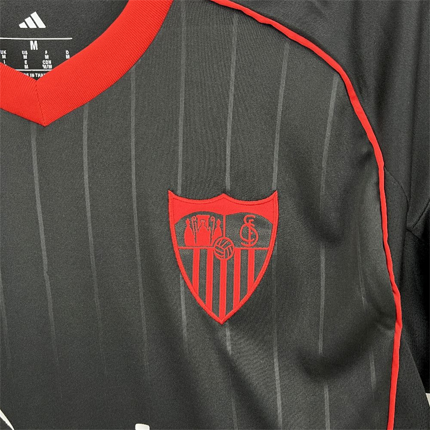 AlphaJersey-Sevilla 25-26 Third Black Jersey - Fans Version