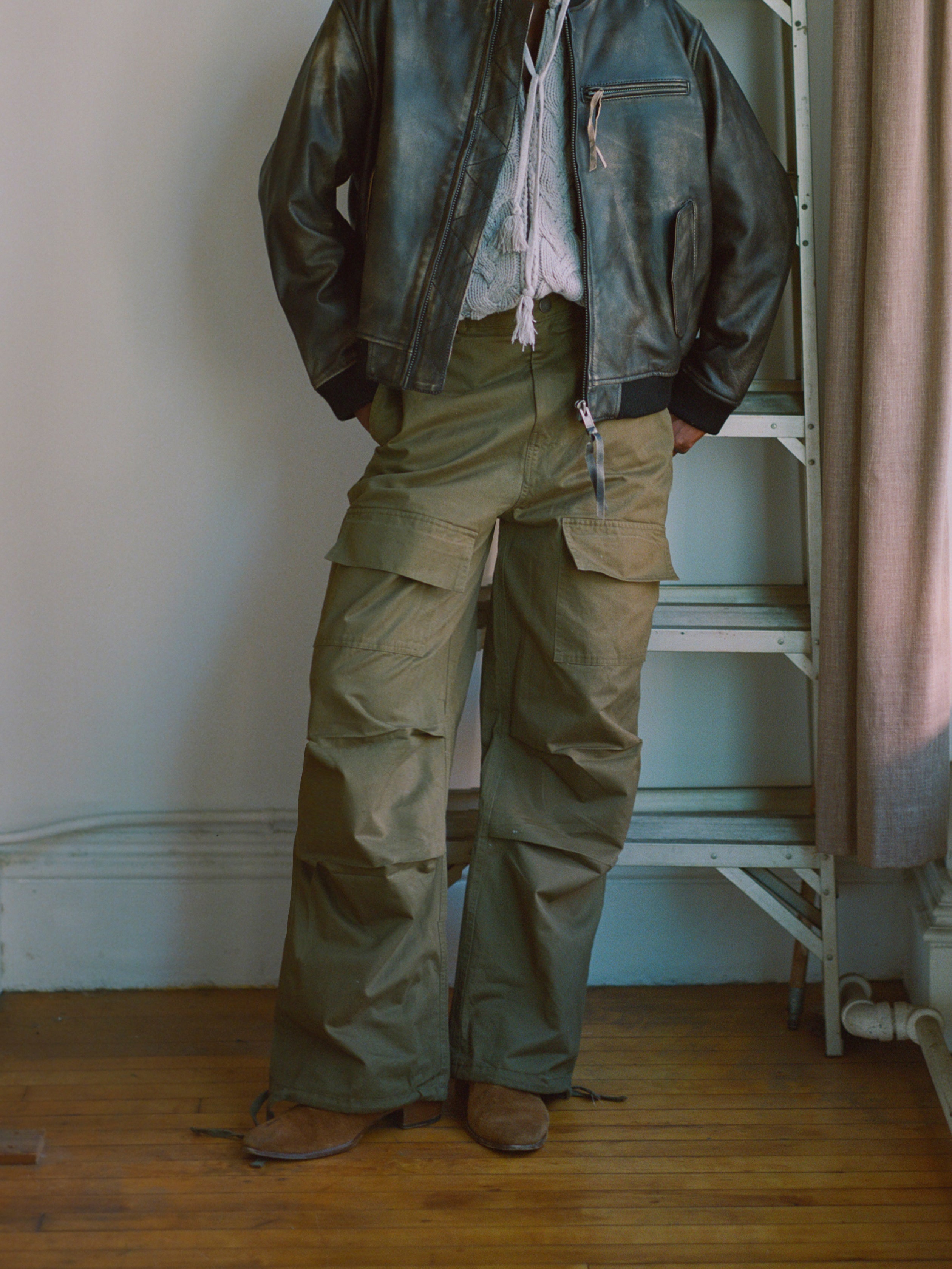 Parachute Cargo Twill Pants | Modern Menswear by yycbvcnbmmnbm
