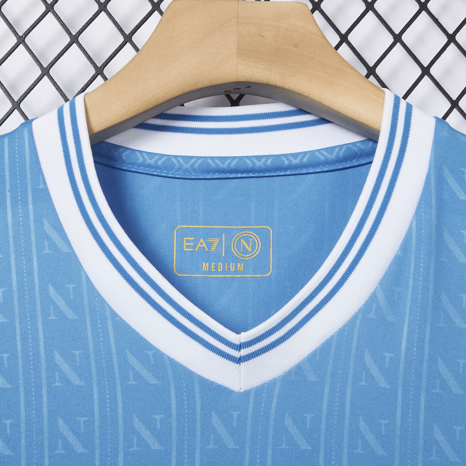 AlphaJersey-Napoli 25-26 European Home Blue Jersey - Fans Version