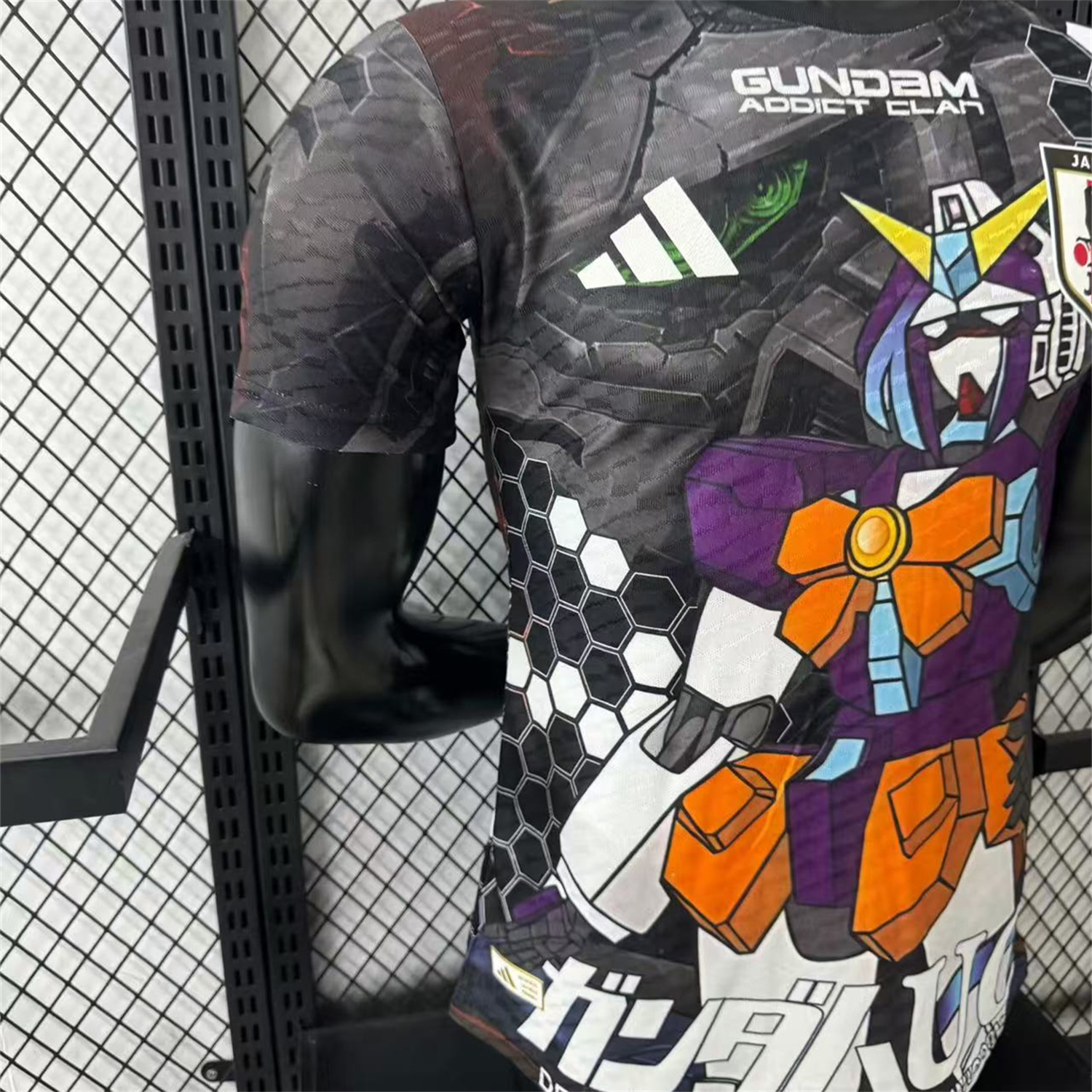 AlphaJersey-Japan 25-26 Gundam Black Special Edition Jersey - Player Version
