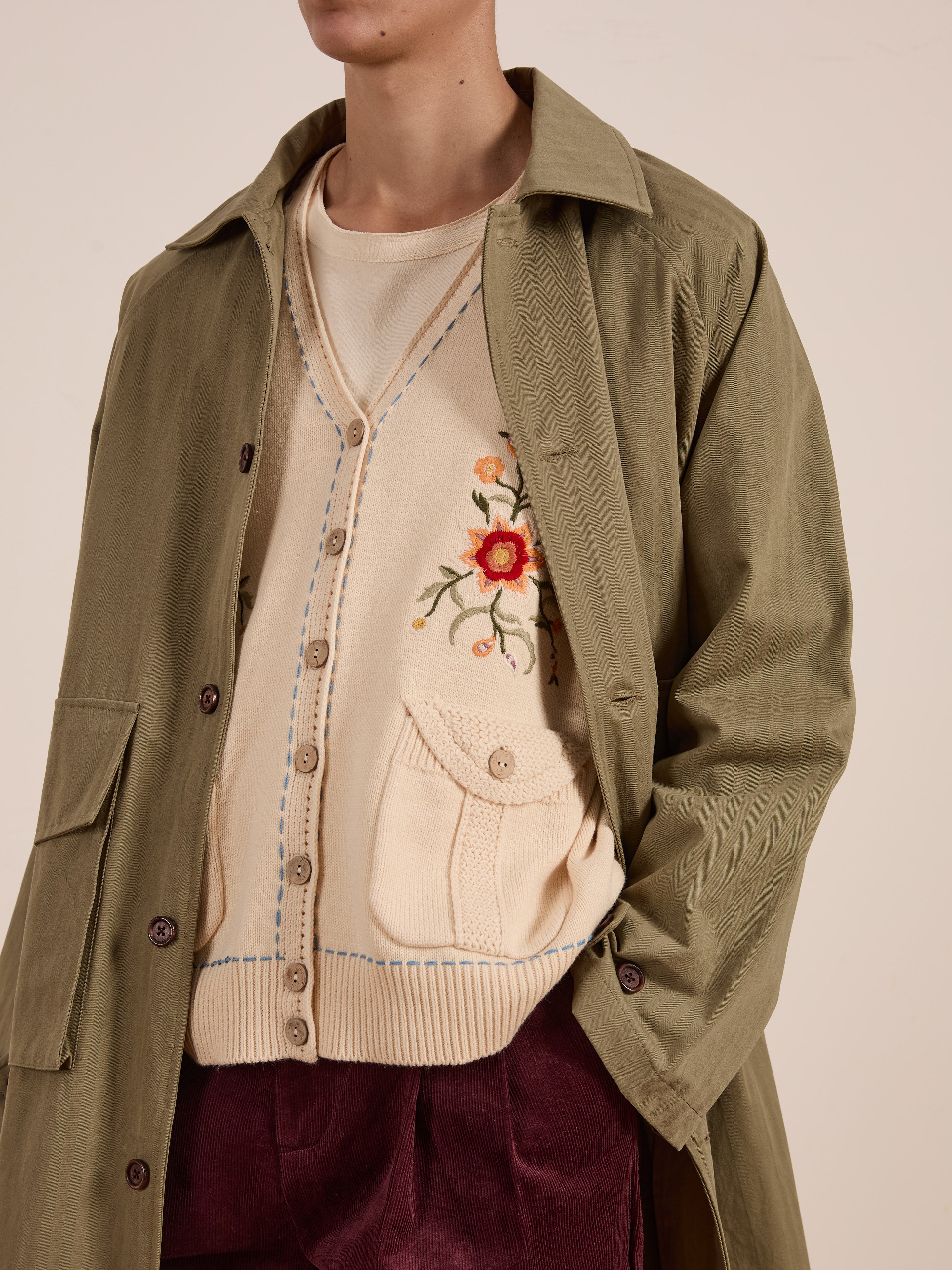 Floral Embroidered Knit Vest | Modern Menswear by yycbvcnbmmnbm