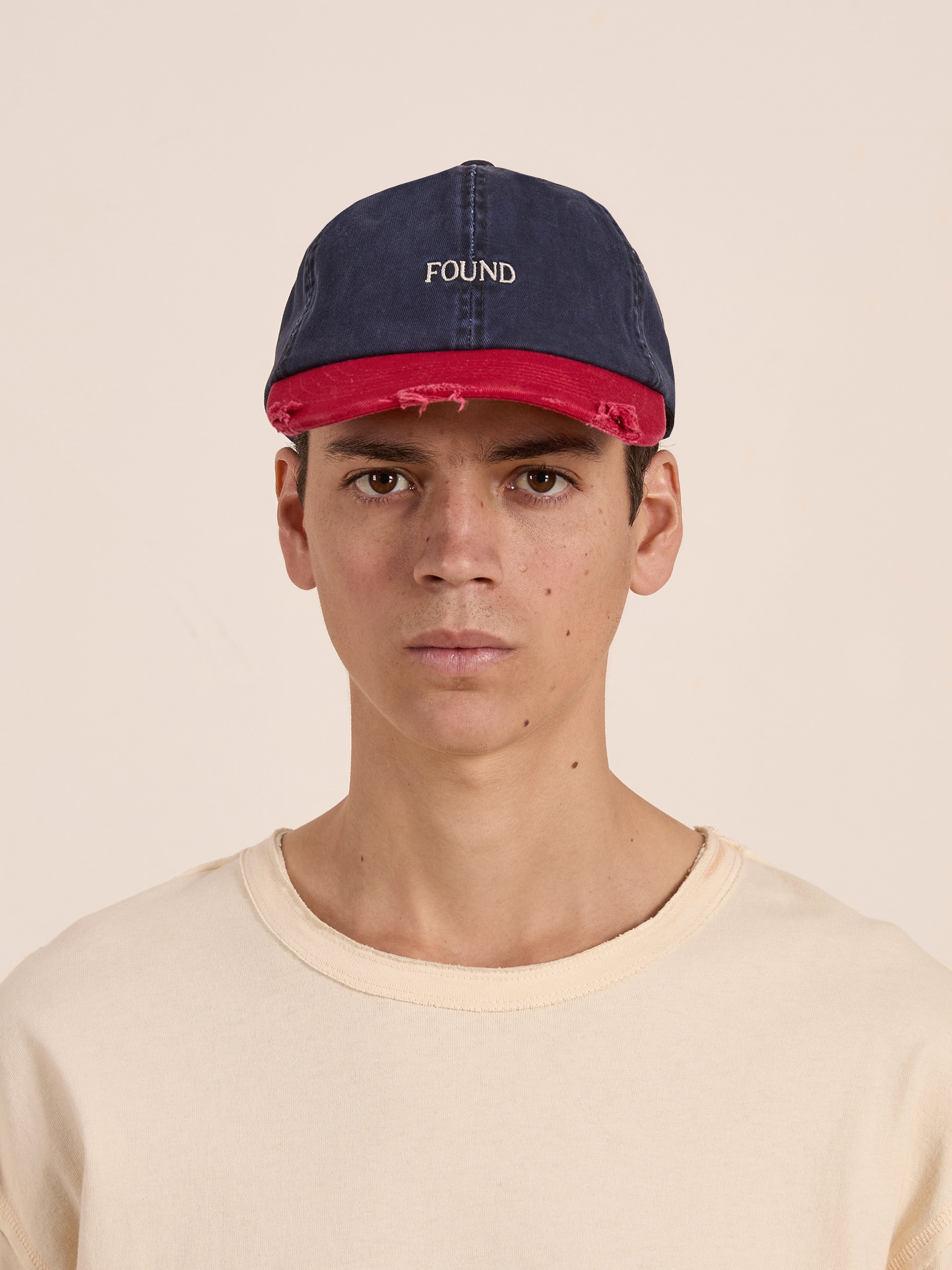 Two-Tone Logo Cap | Modern Menswear by yycbvcnbmmnbm