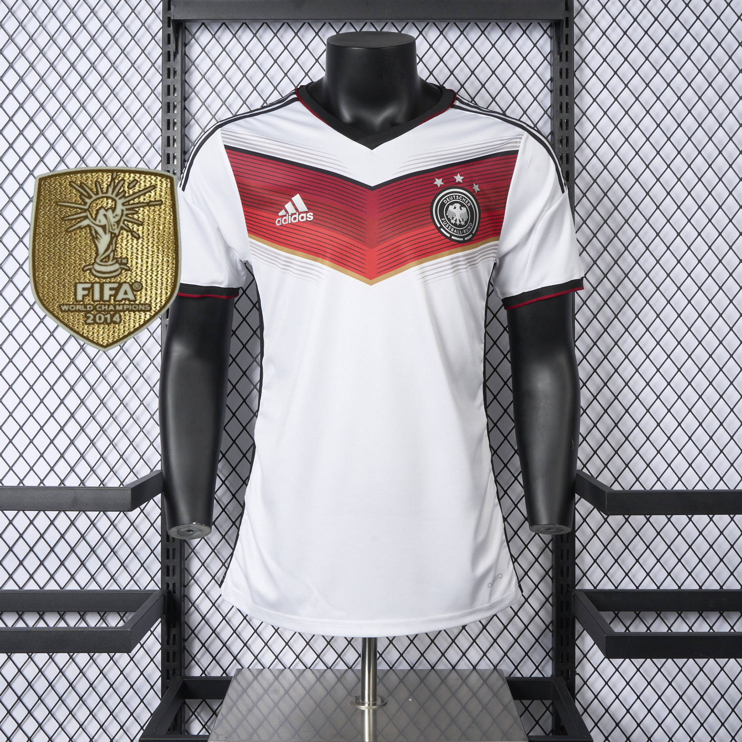 AlphaJersey-Retro Germany 2014 Home Jersey - Player Version