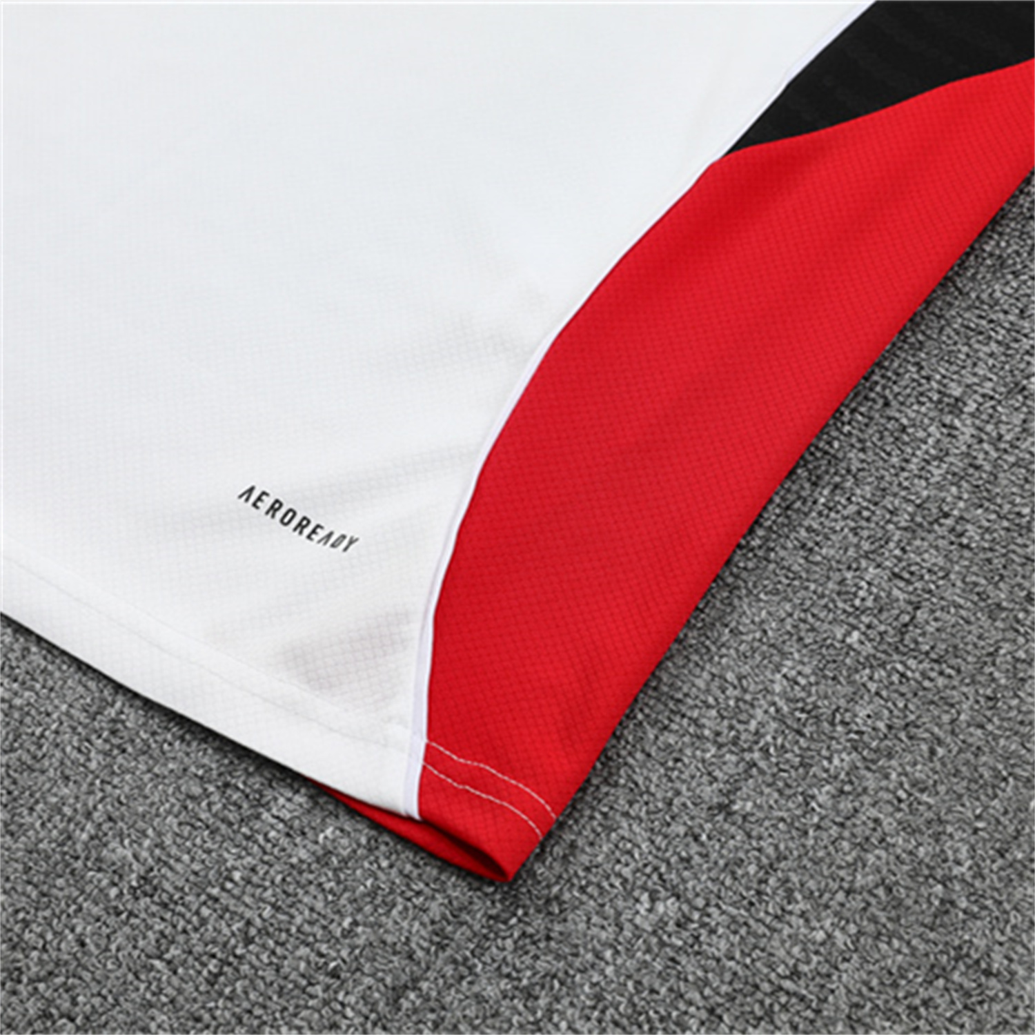 AlphaJersey-Manchester United 25-26 Kid Short-Sleeve Training Set - White Top & Black Shorts