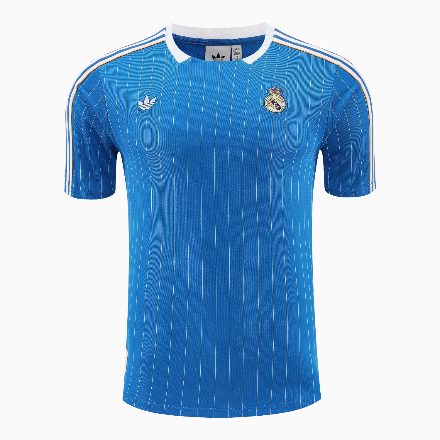 AlphaJersey-Real Madrid 25-26 Short-Sleeve Training Set - Blue Vest & Blue Shorts