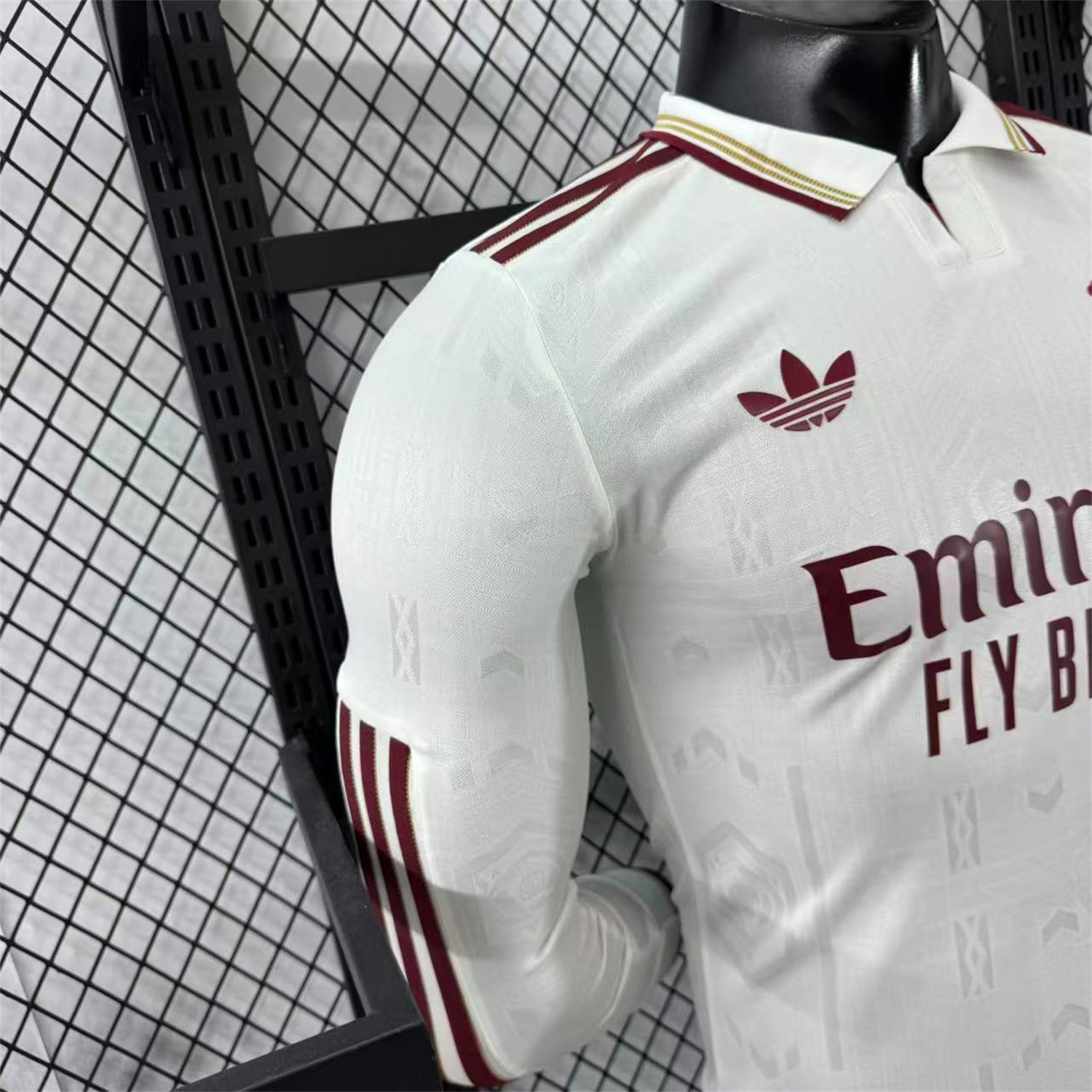 AlphaJersey-Arsenal 25-26 Third White Long Sleeves Jersey - Player Version