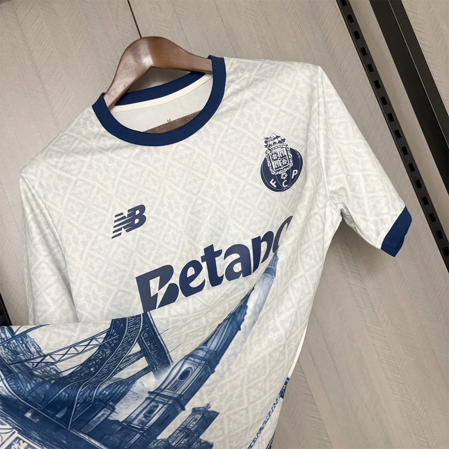 AlphaJersey-Porto 25-26 Ponte Maria Pia And Clérigos Church Jersey - Fans Version