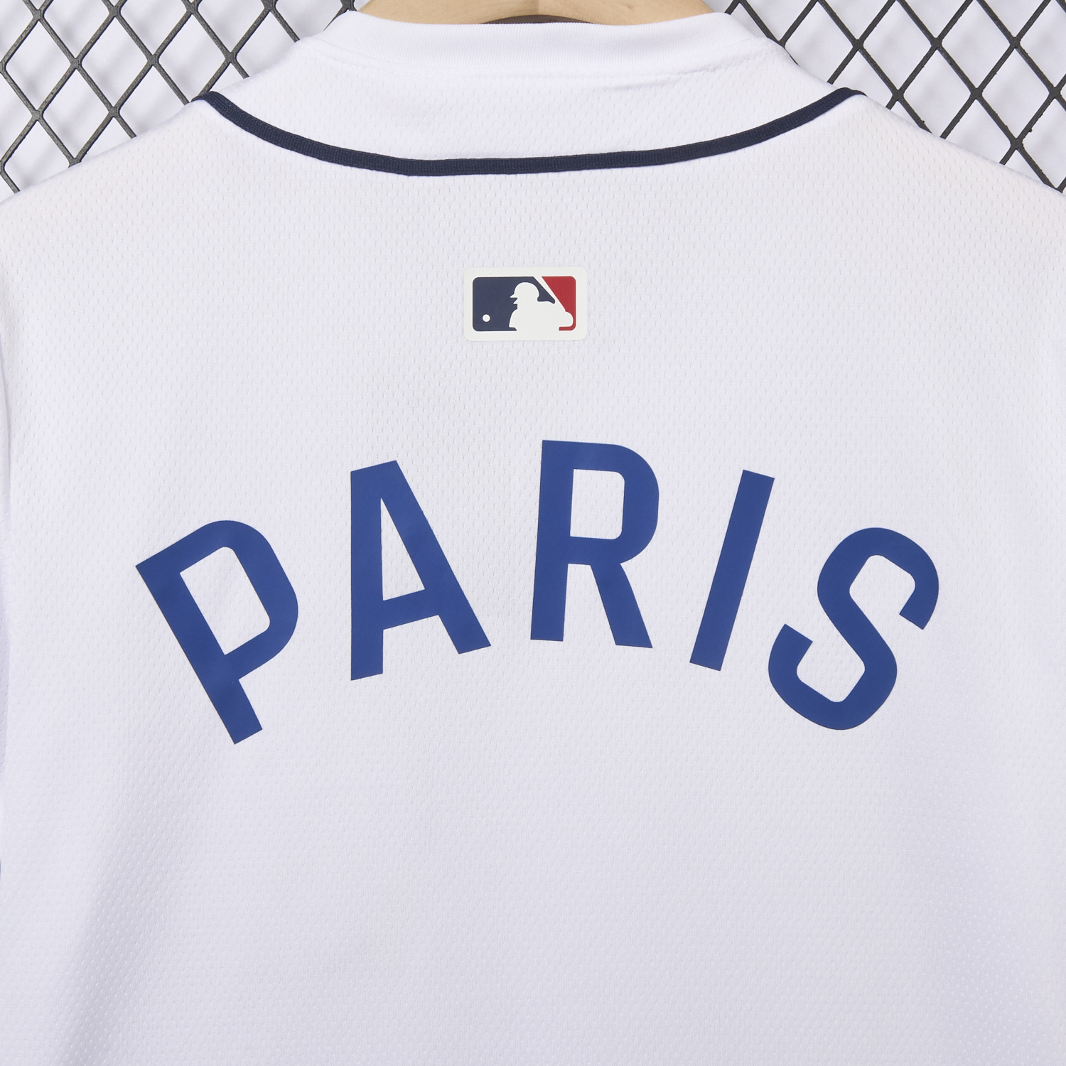 AlphaJersey-Paris Saint-Germain PSG 25-26 White Limited Baseball Jersey
