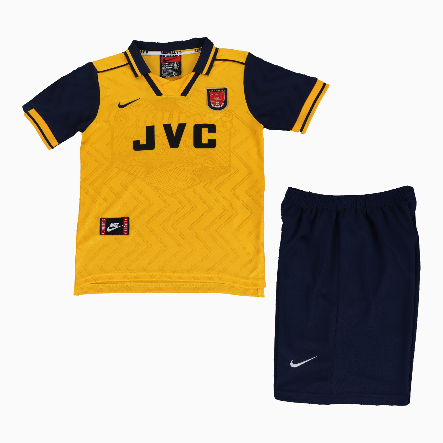 AlphaJersey-Retro Arsenal 1996-97 Away Kids Kit
