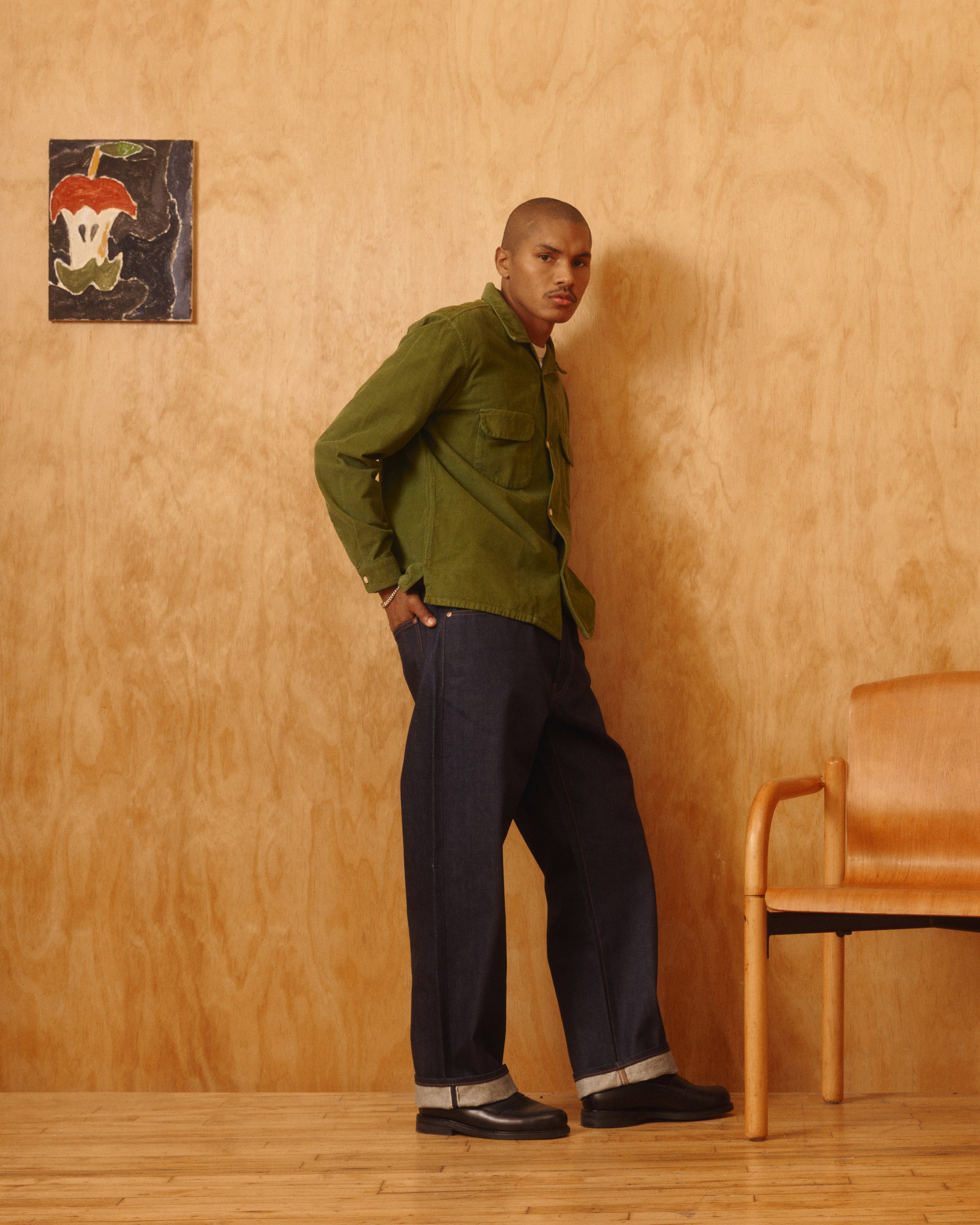 Penny Corduroy Cotton Shirt | Modern Menswear by yycbvcnbmmnbm