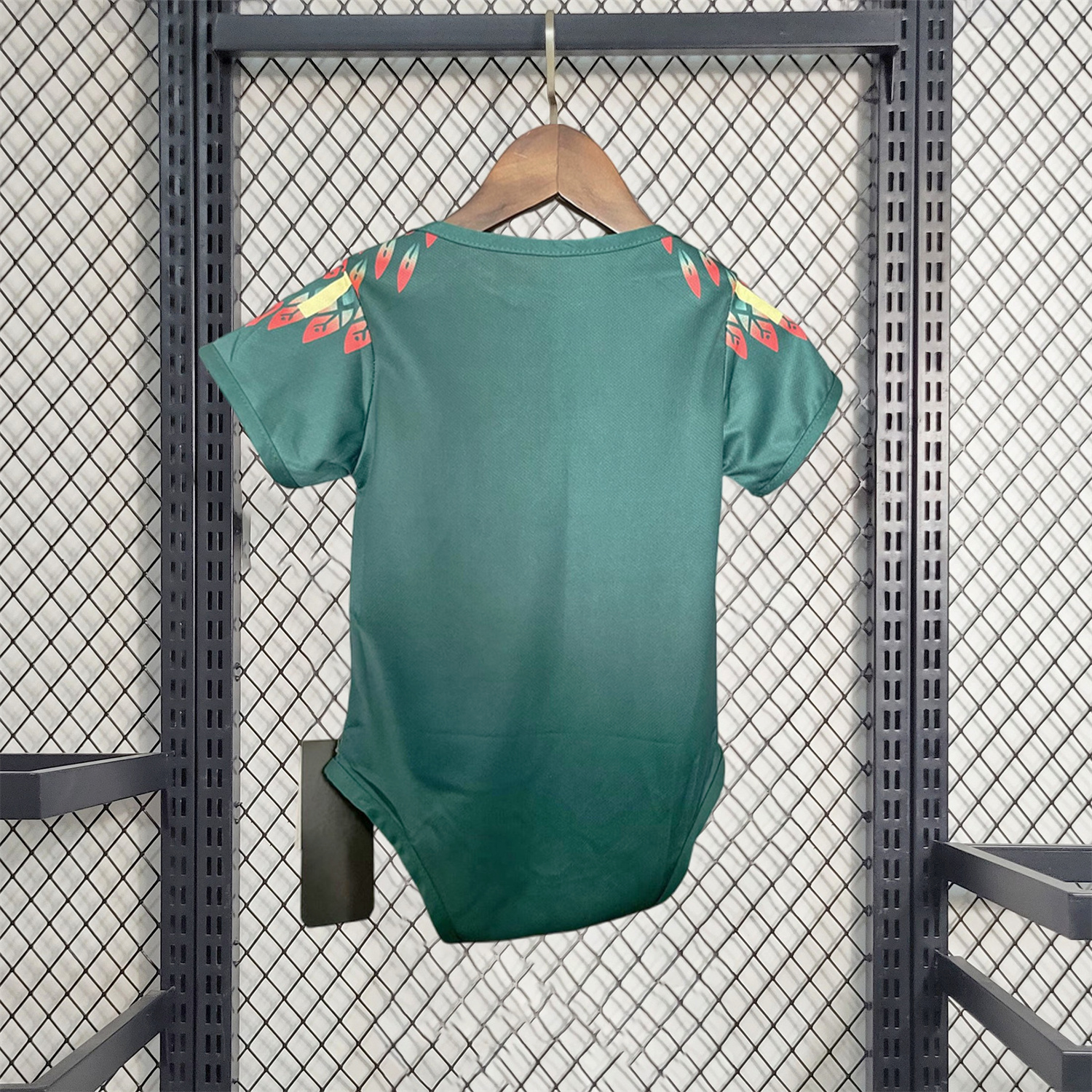 AlphaJersey-Mexico 2025 Gold Cup Golden Eagle Green Baby Crawling Suit