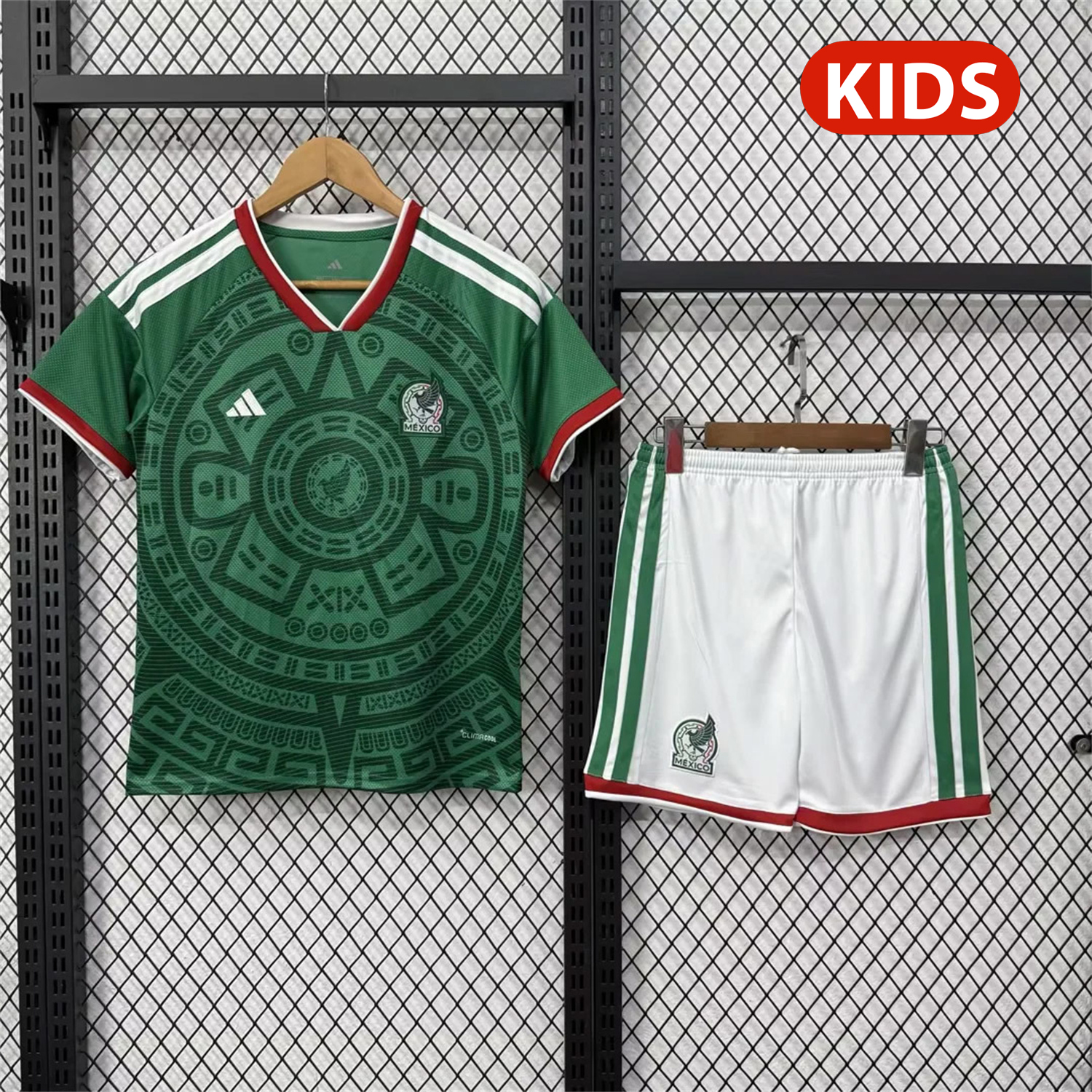 AlphaJersey-Mexico 2026 Home Kids Kit