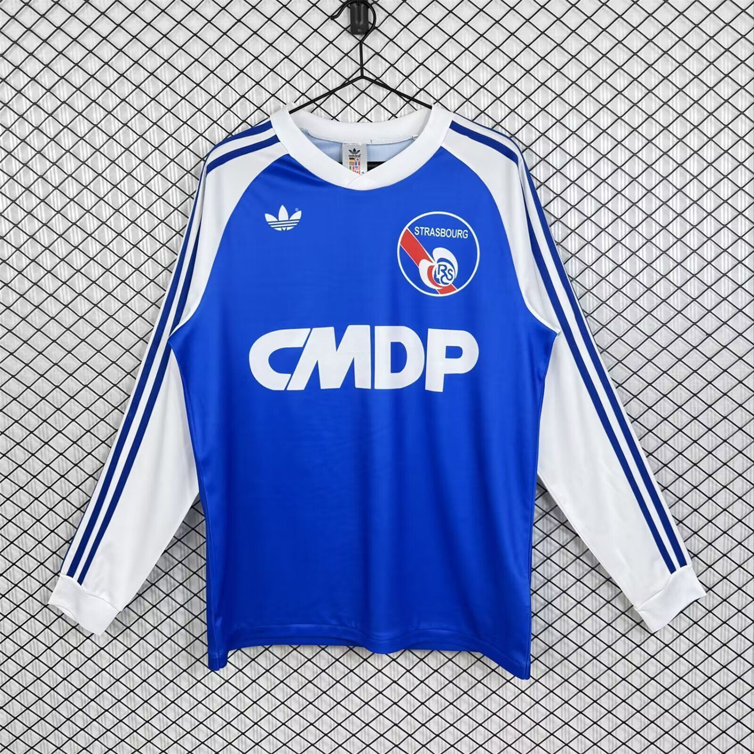 AlphaJersey-Retro Strasbourg 1978-79 Home Long Sleeves Jersey