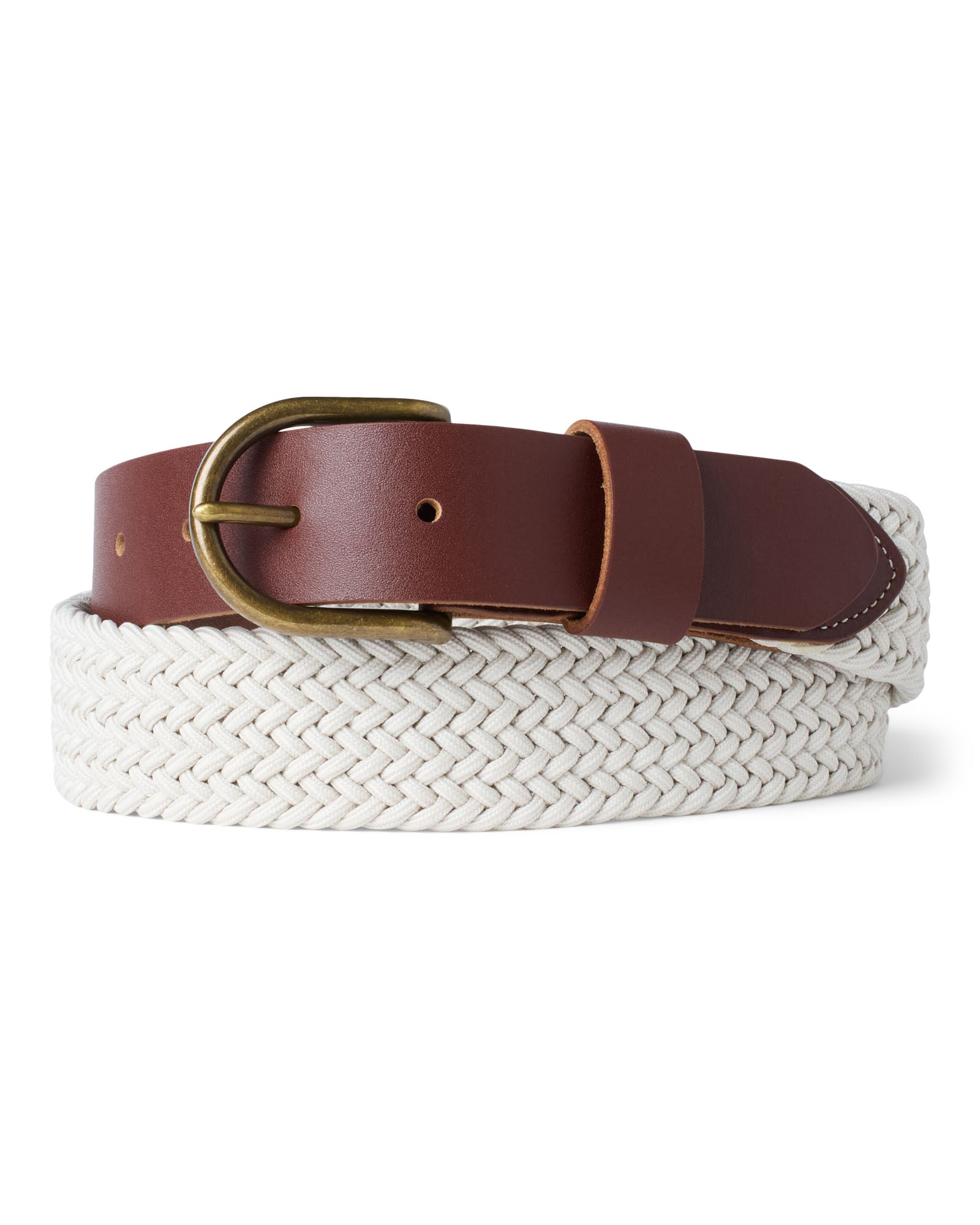 The Stretch Braided Belt in Natural | Modern Menswear by yycbvcnbmmnbm