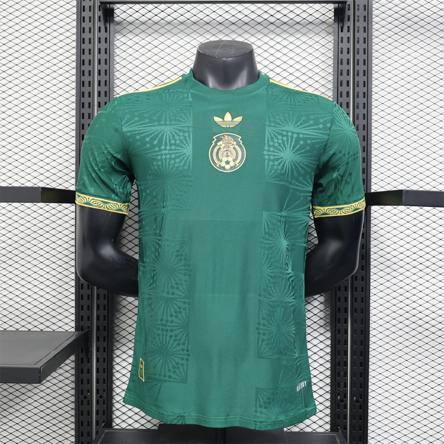 AlphaJersey-Mexico 2025 Gold Cup Special Edition Green Jersey - Player Version