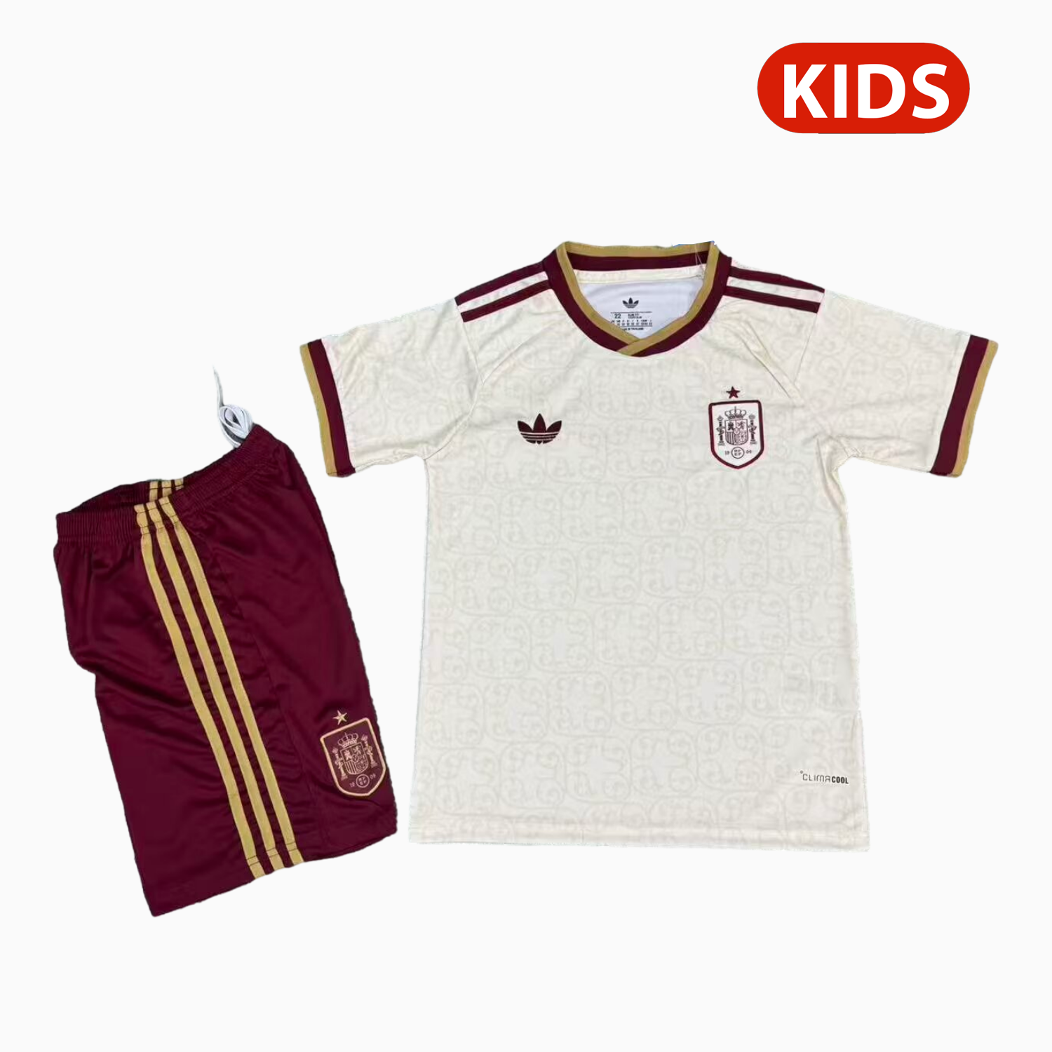 AlphaJersey-Spain 2026 Away Kids Kit