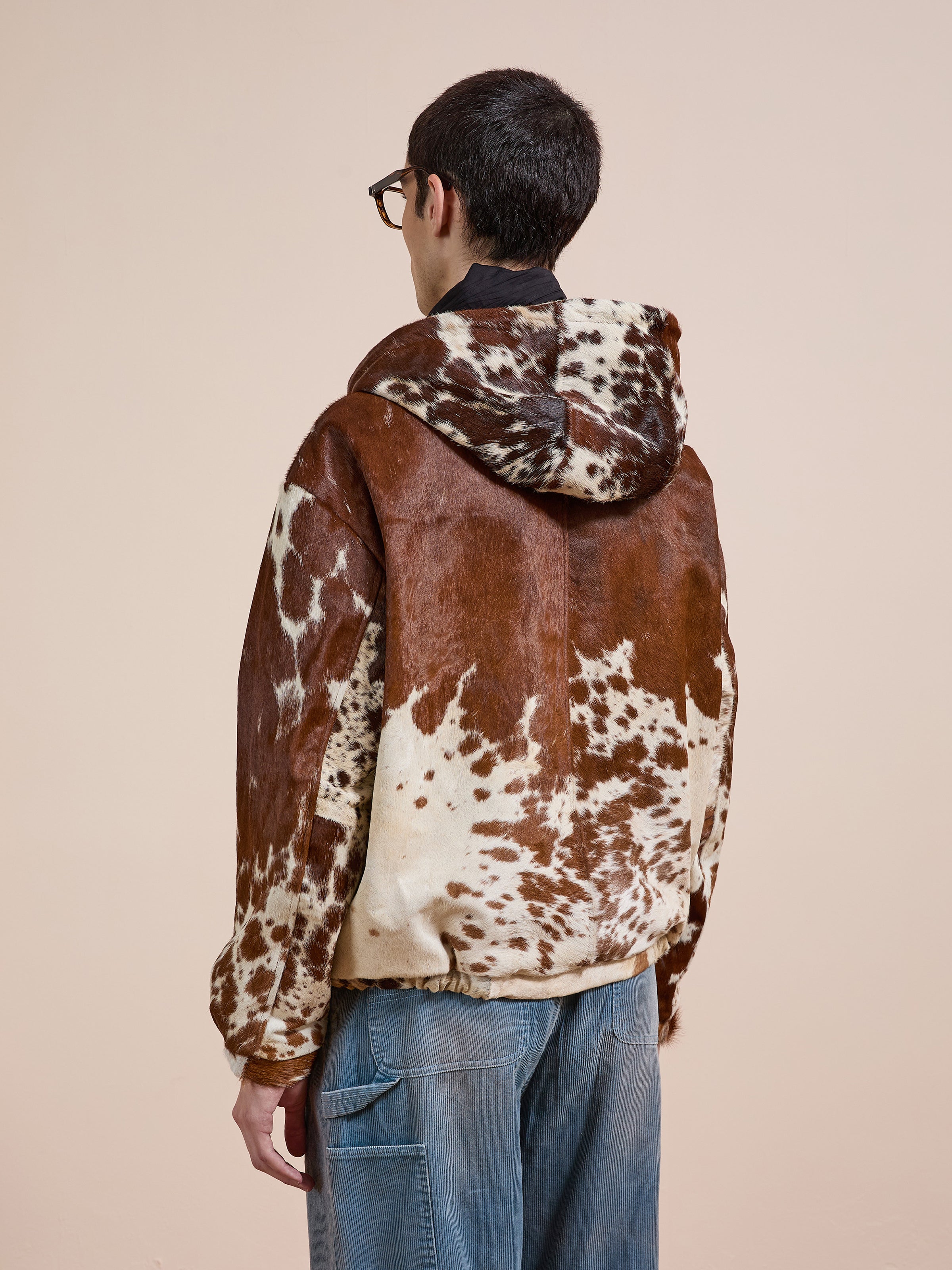 Cowhide Drover Hoodie | Modern Menswear by yycbvcnbmmnbm