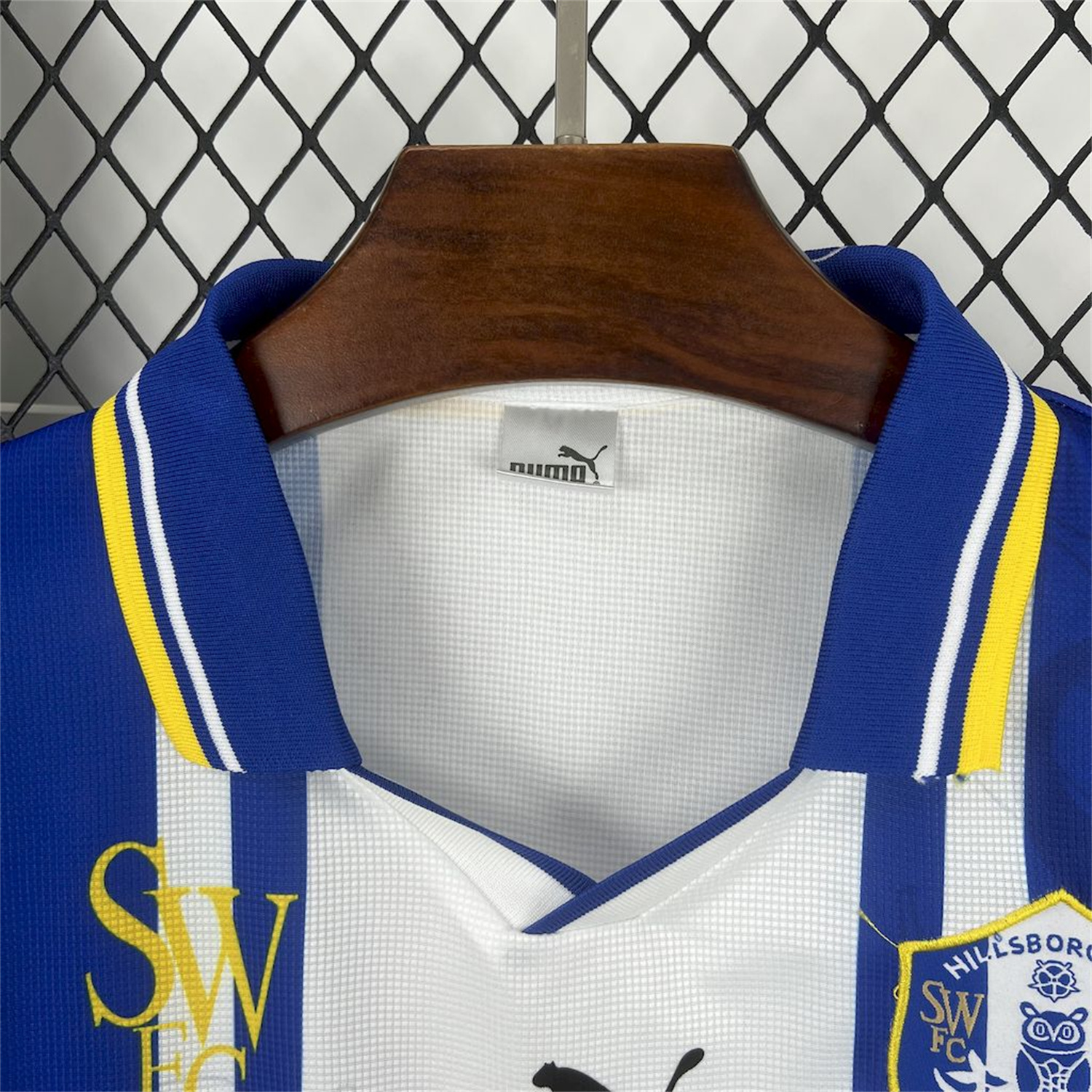 AlphaJersey-Retro Sheffield Wednesday 1996-97 Home Jersey
