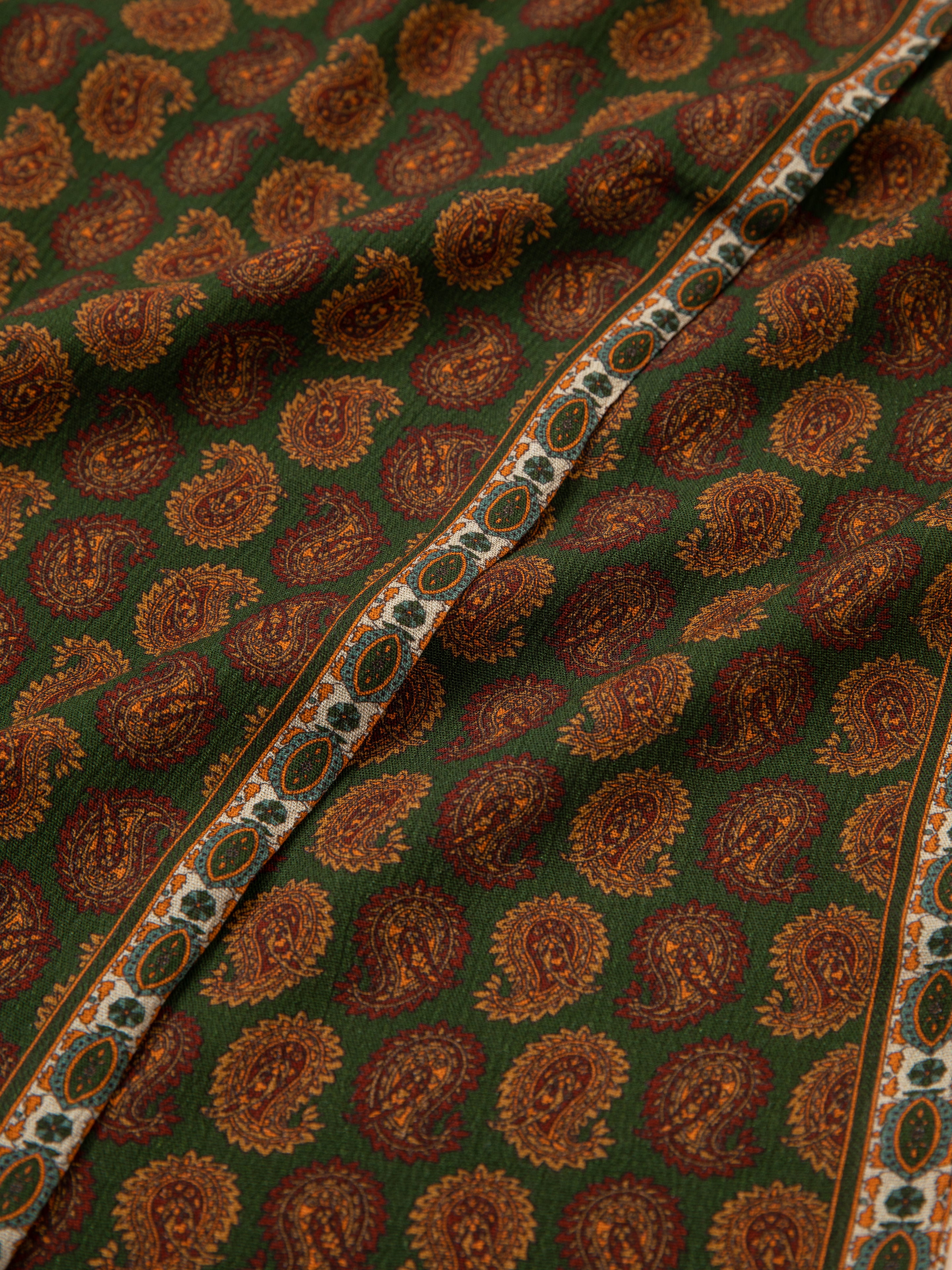 Paisley Forest Scarf | Modern Menswear by yycbvcnbmmnbm