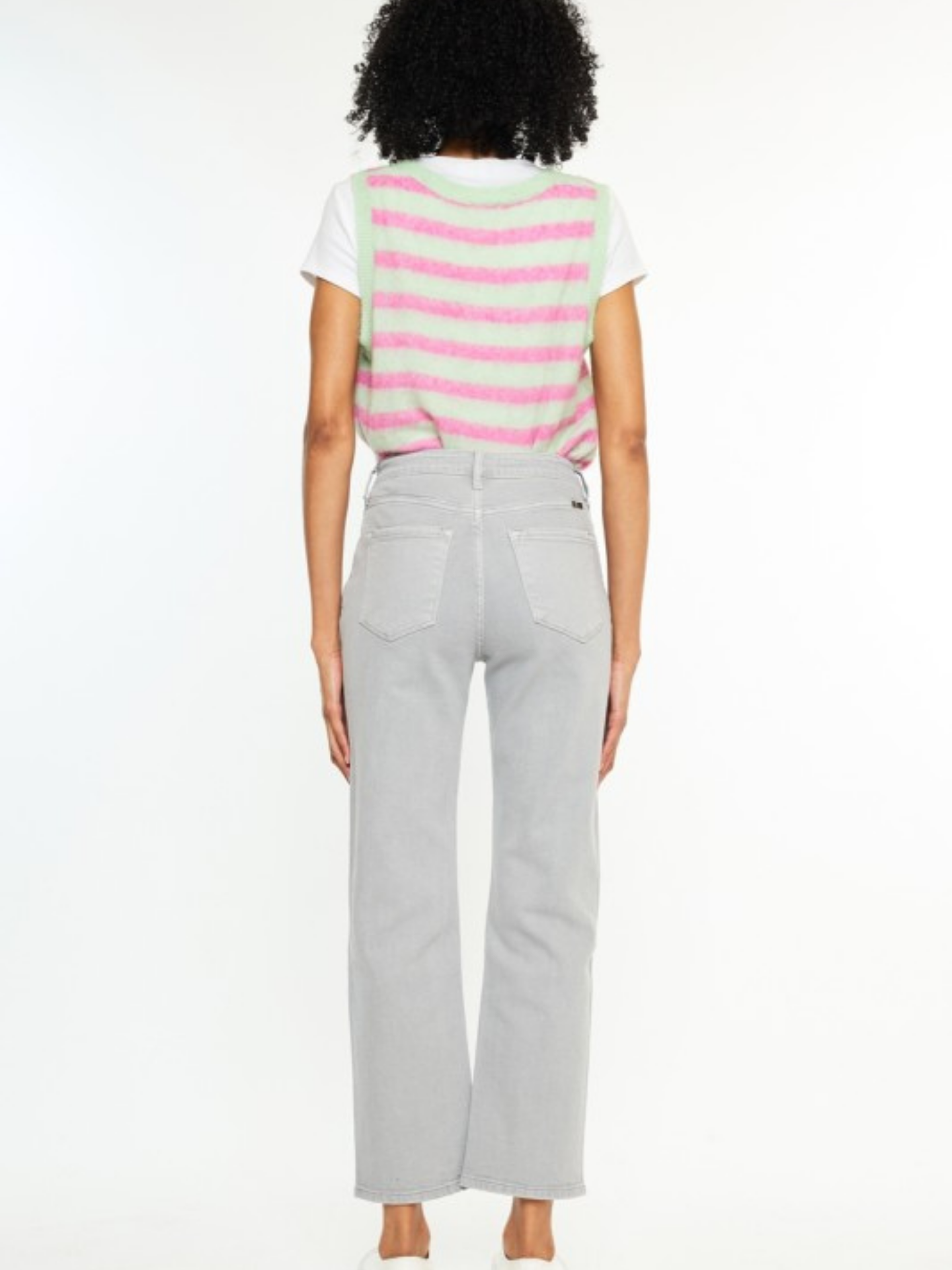 Gray Straight Leg Denim | Elegant Women's Fashion by coolavocek
