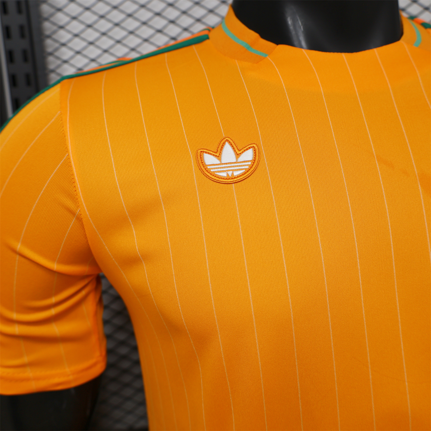 AlphaJersey-Ivory Coast 2026 Terrace Icon Retro Casual Style Orange Jersey - Player Version